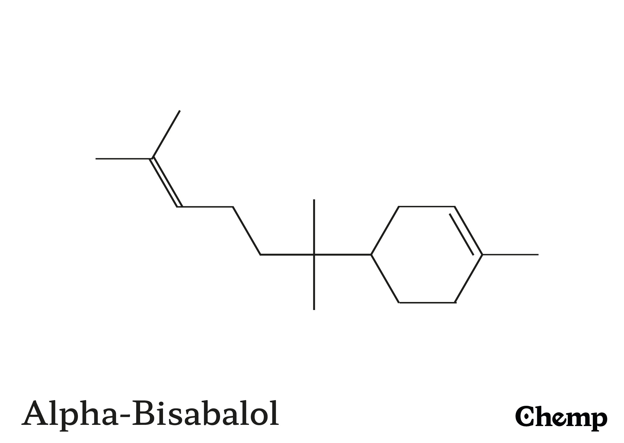 Alpha-Bisabolol Struktur