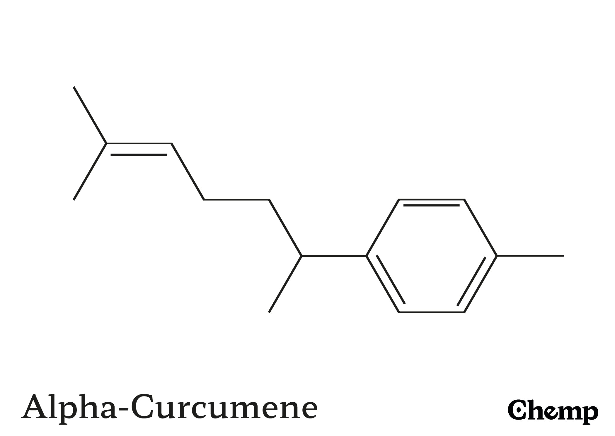 Alpha-Curcumene Struktur