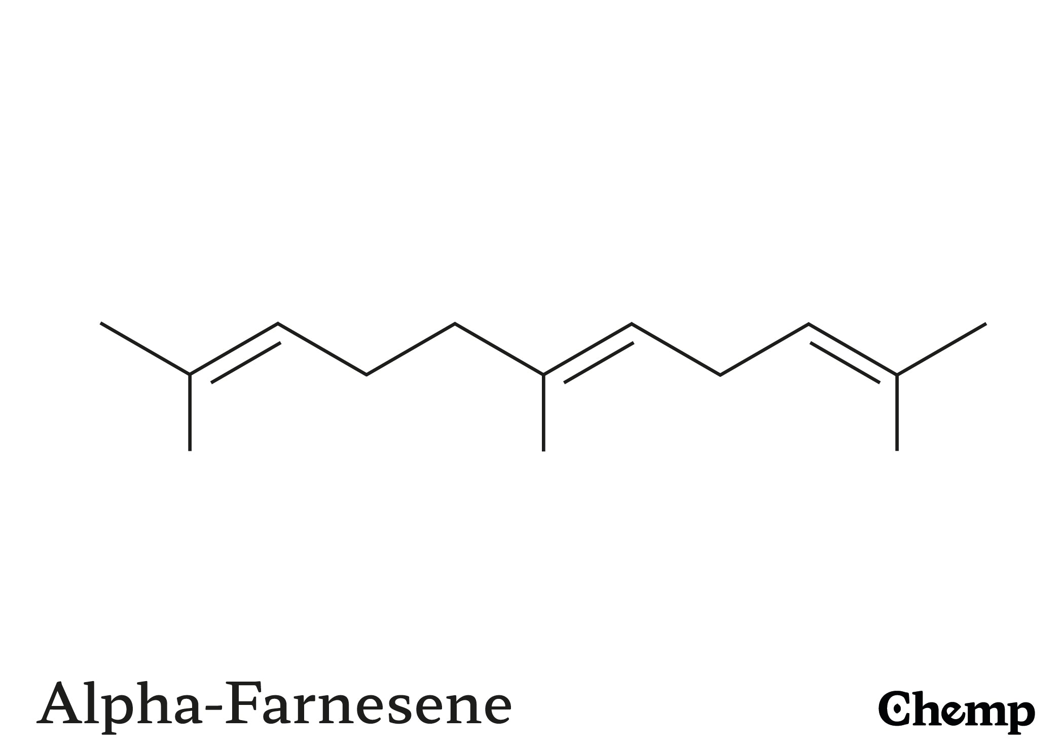 Alpha-Farnesene Struktur