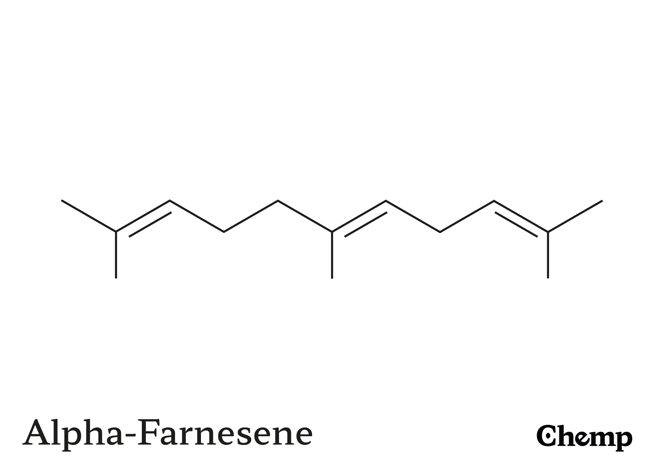 Alpha-Farnesene Struktur