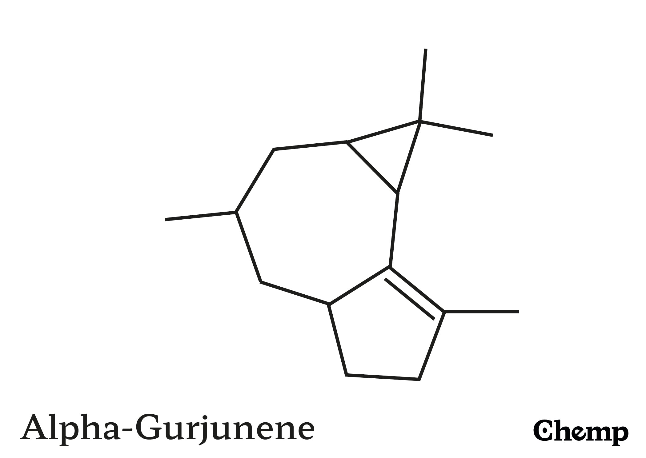 Alpha-Gurjunene Struktur