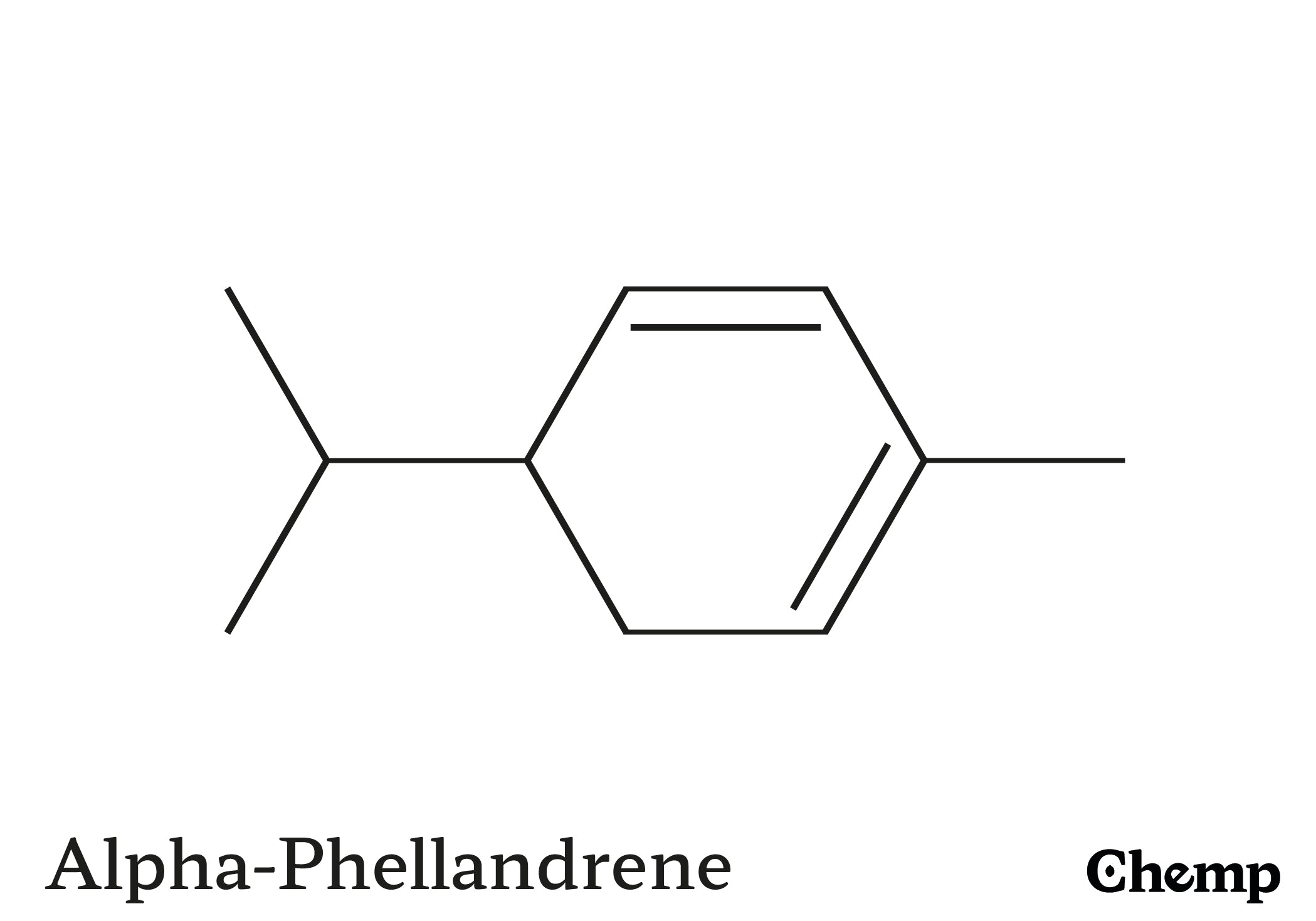 Alpha-Phellandrene Struktur