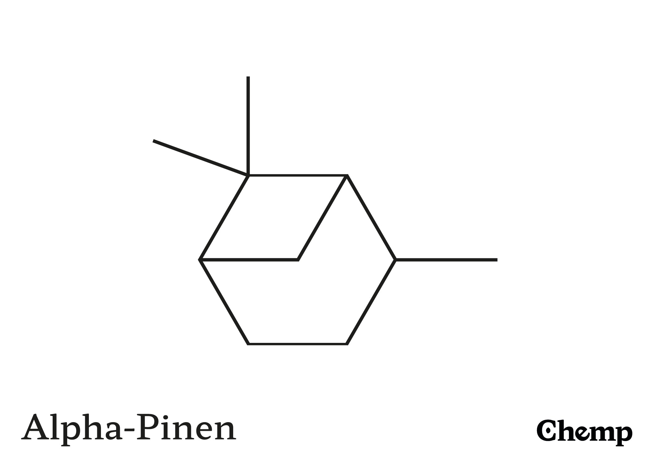 Alpha-Pinen Struktur