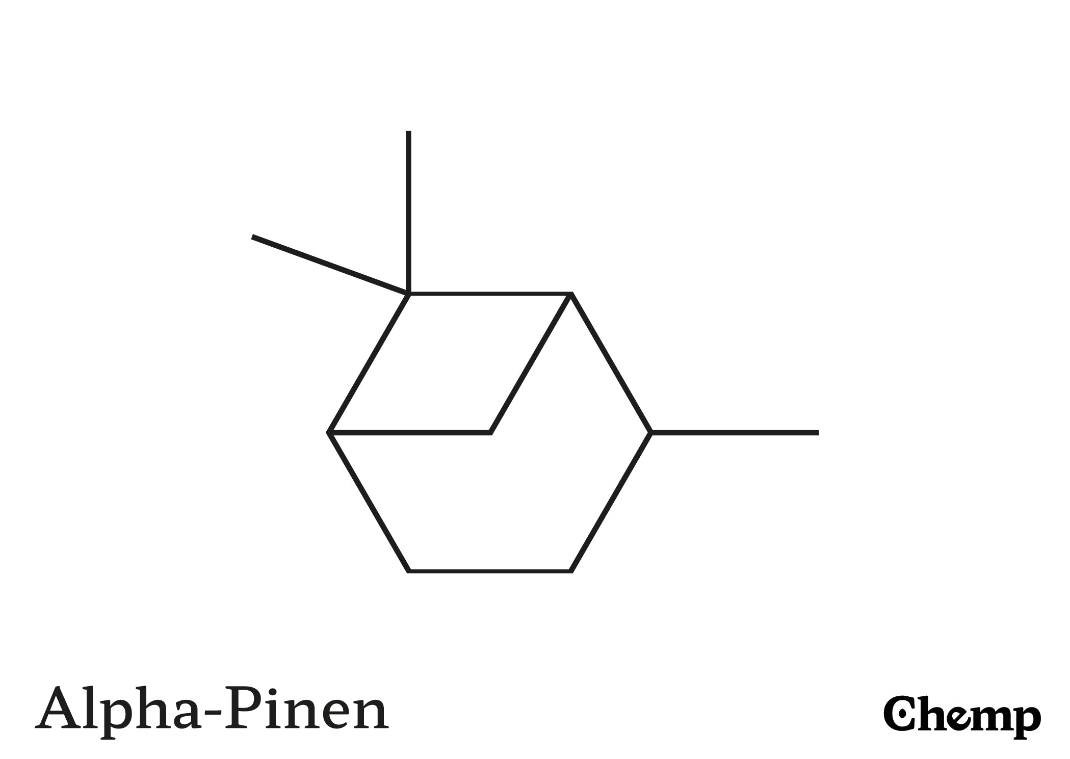 Alpha-Pinen Struktur