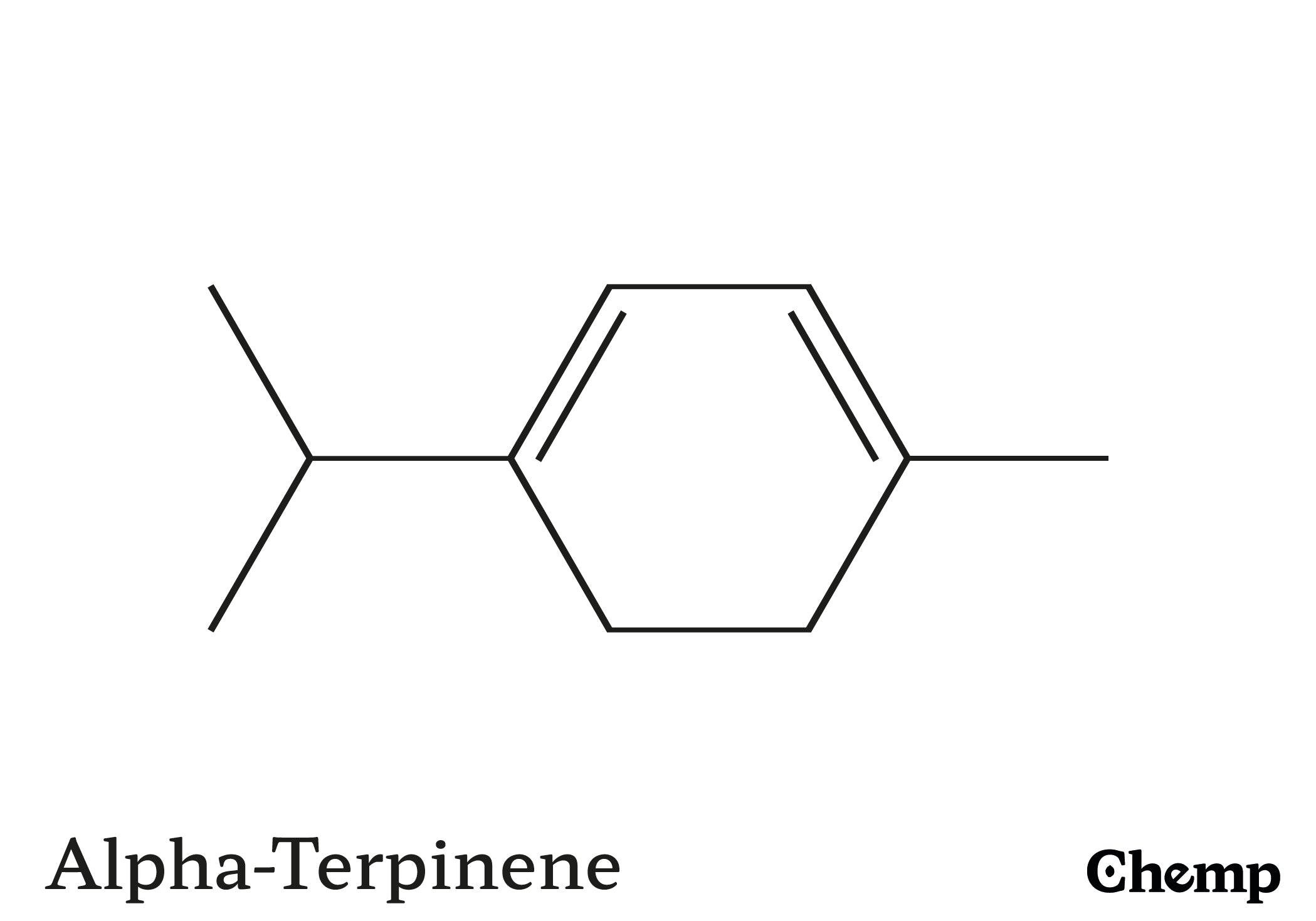 Alpha-Terpinene Struktur