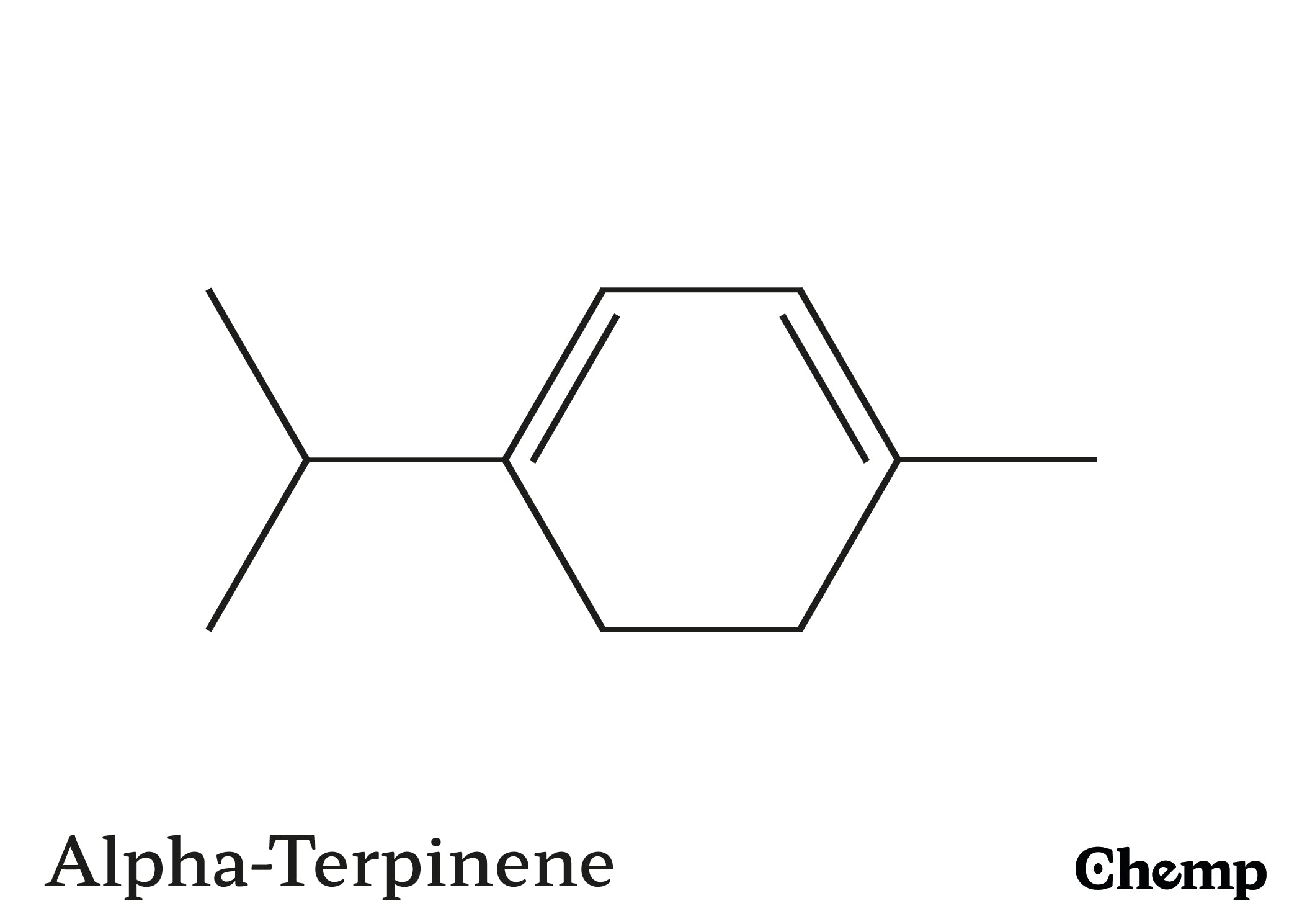 Alpha-Terpinene Struktur