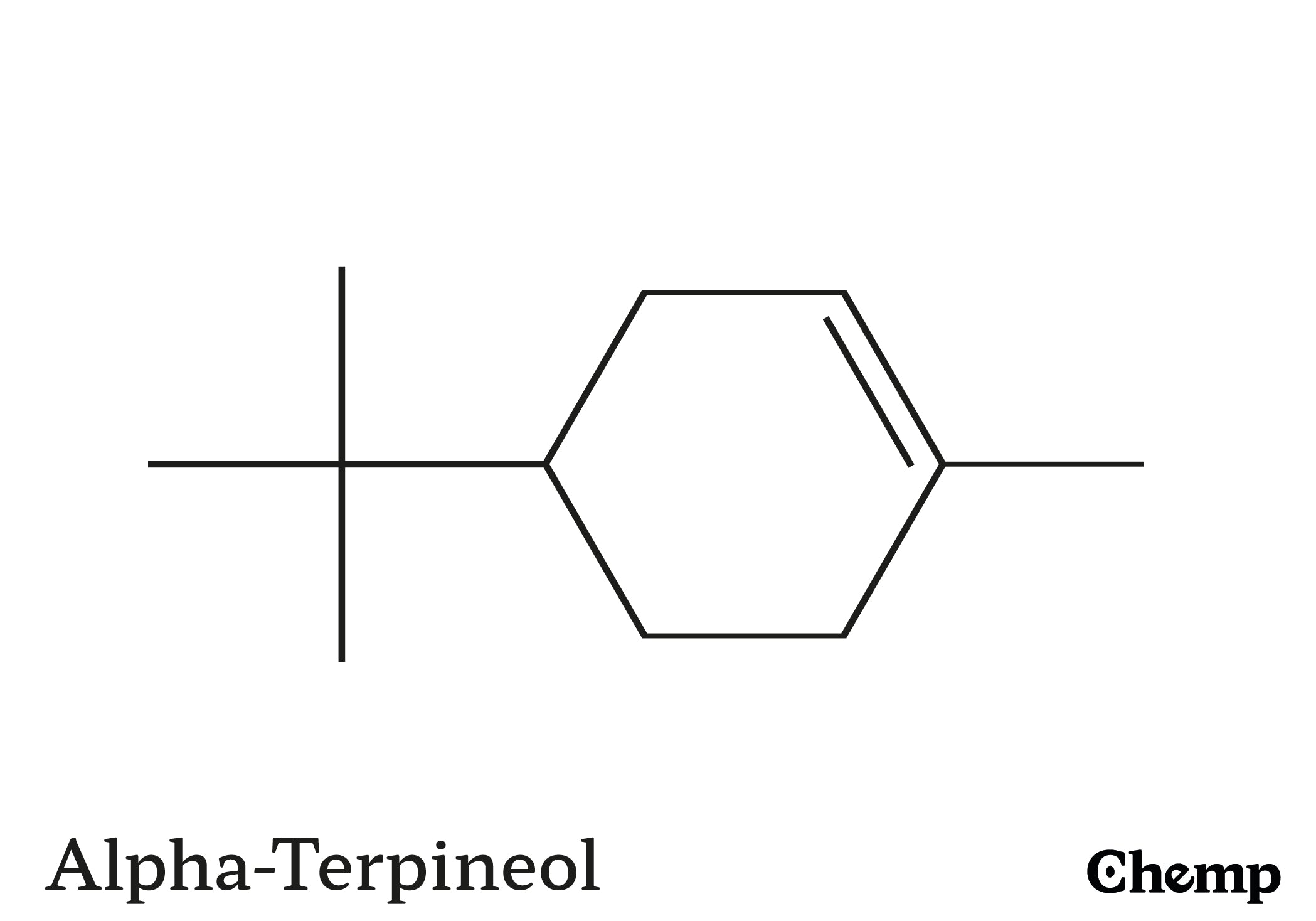 Alpha-Terpineol Struktur