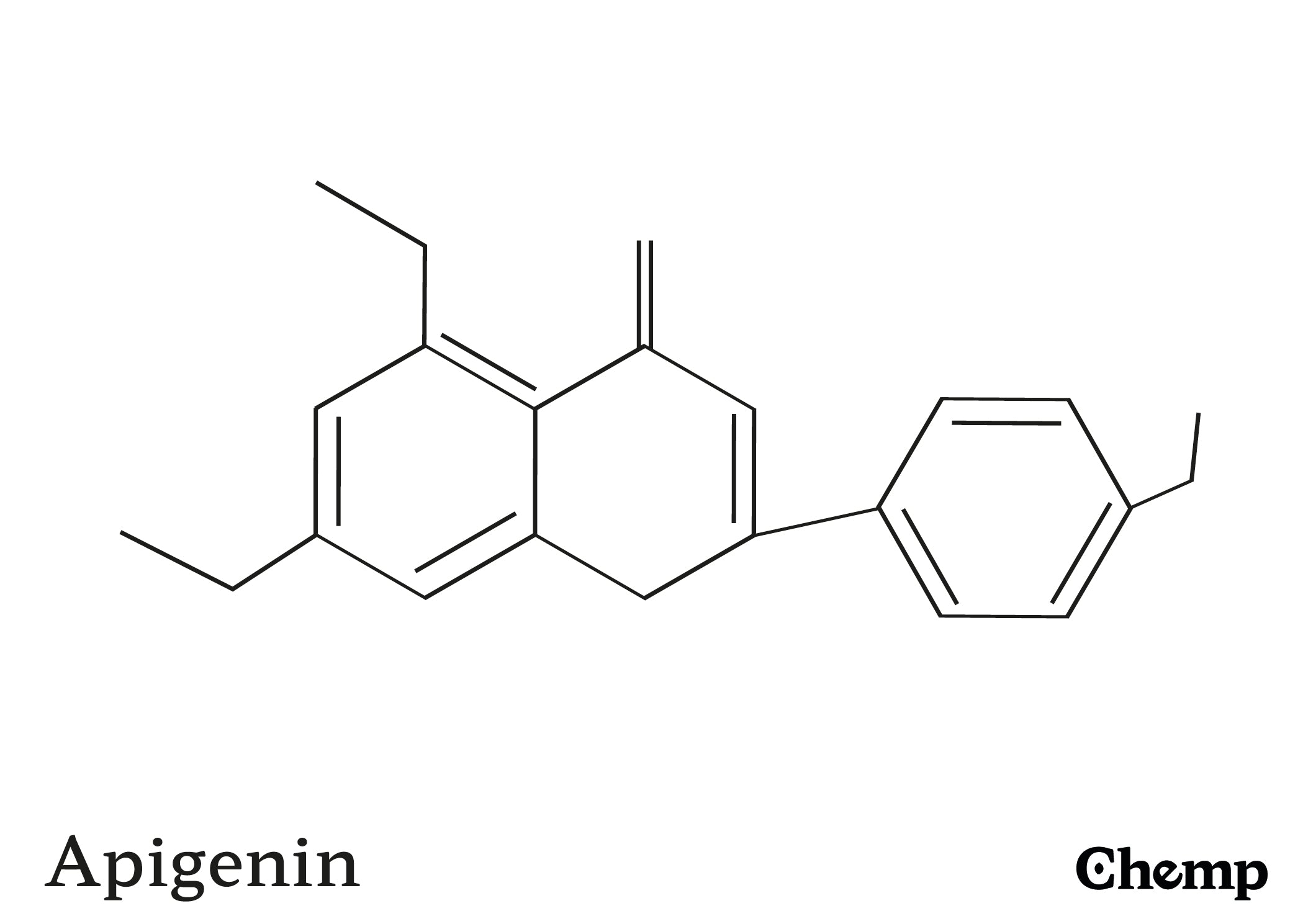 Apigenin Struktur