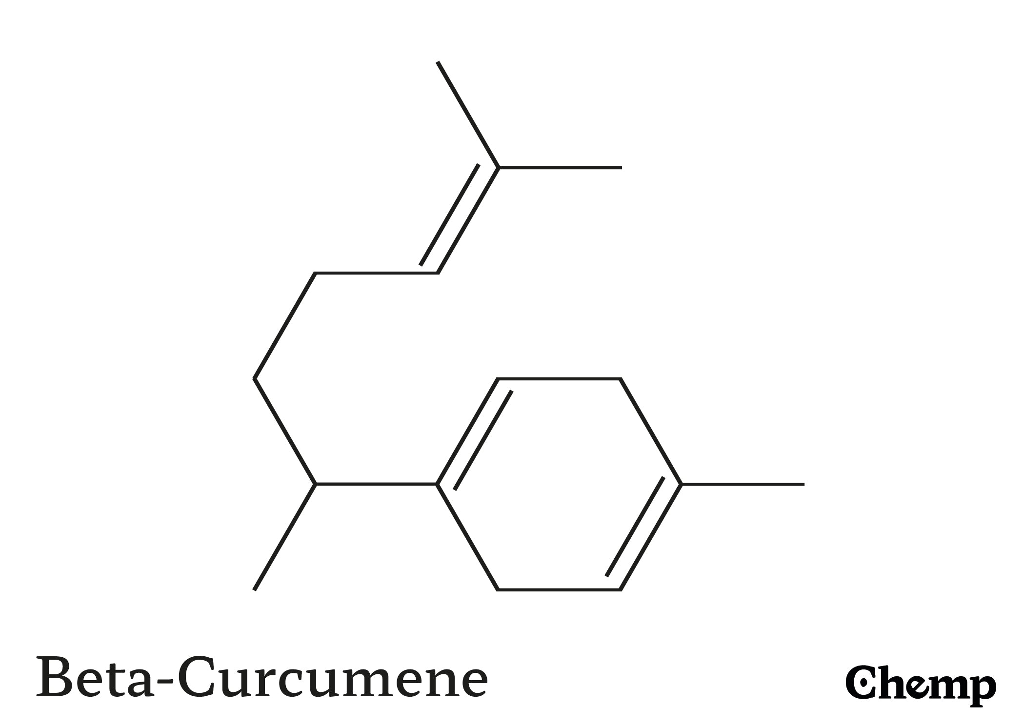 Beta-Curcumene Struktur