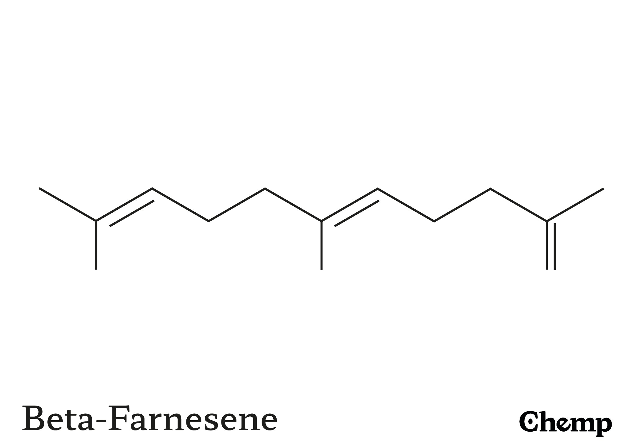 Beta-Farnesene Struktur