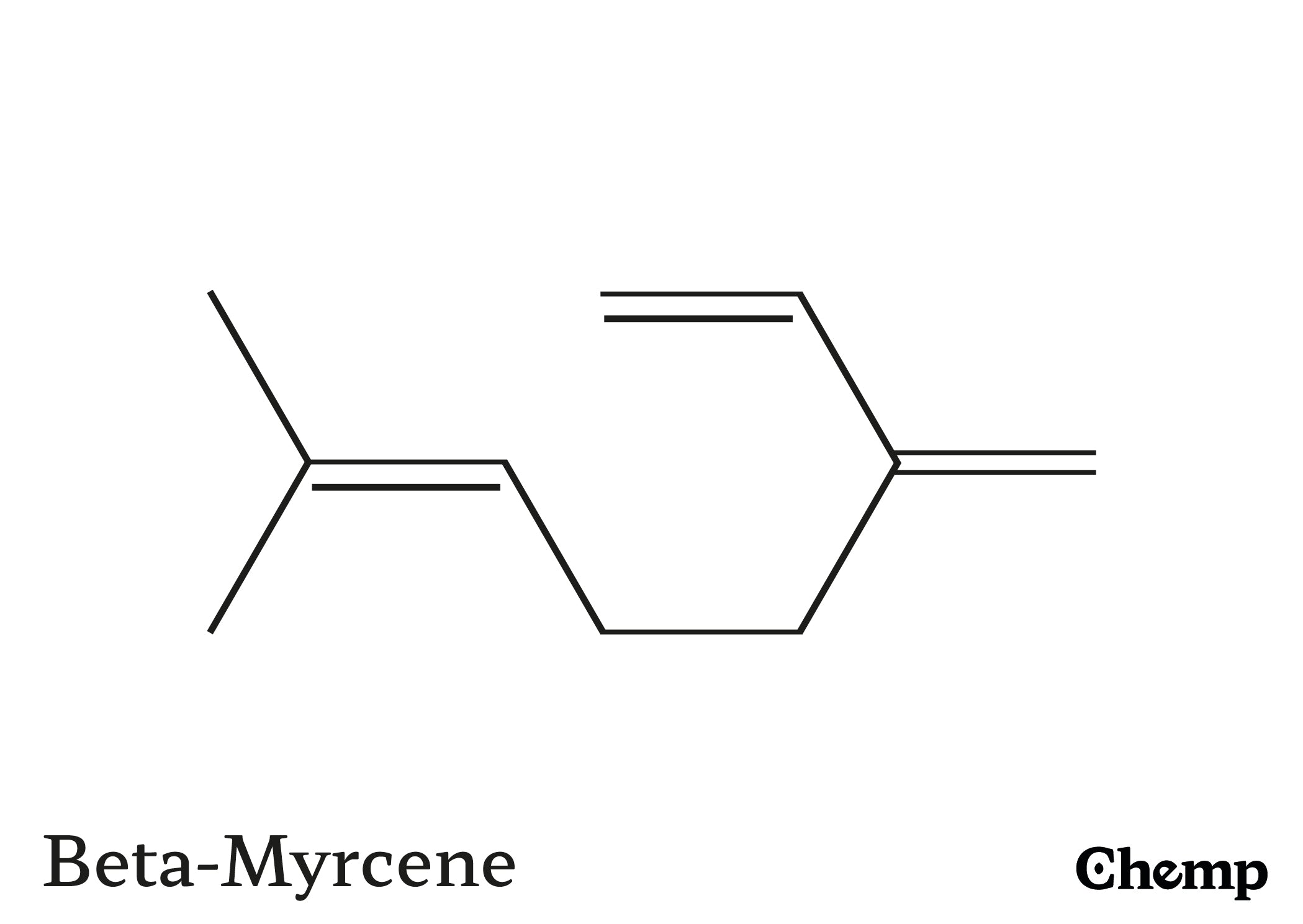 Beta-Myrcene Struktur