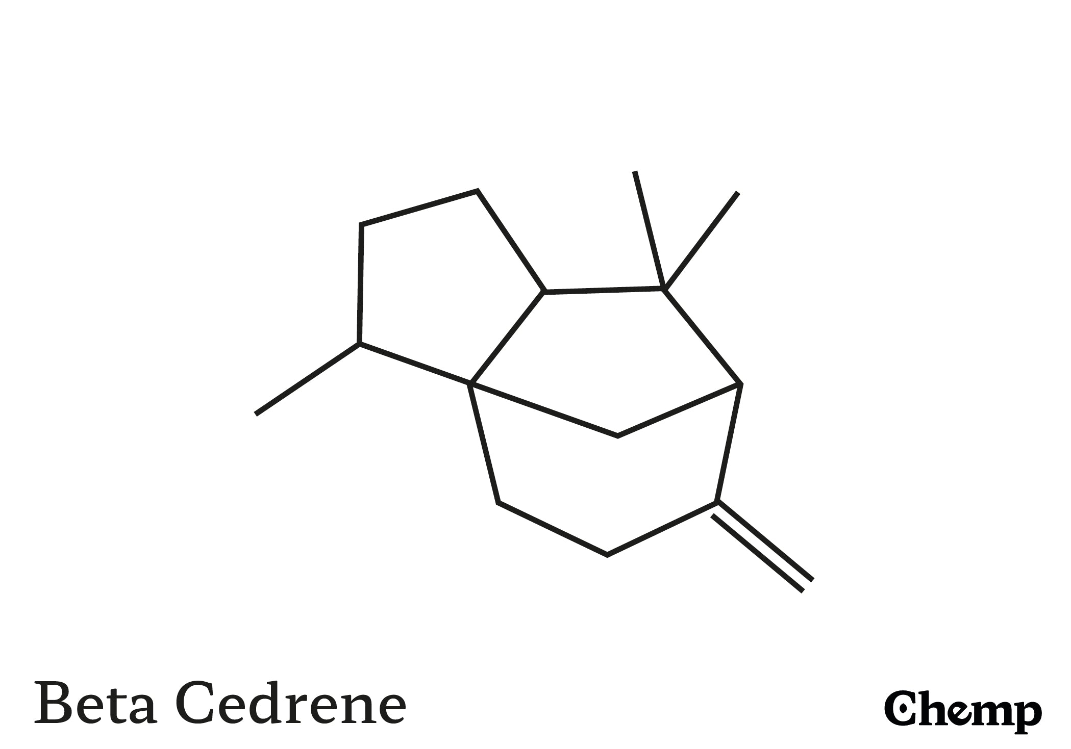 Beta Cedrene Struktur