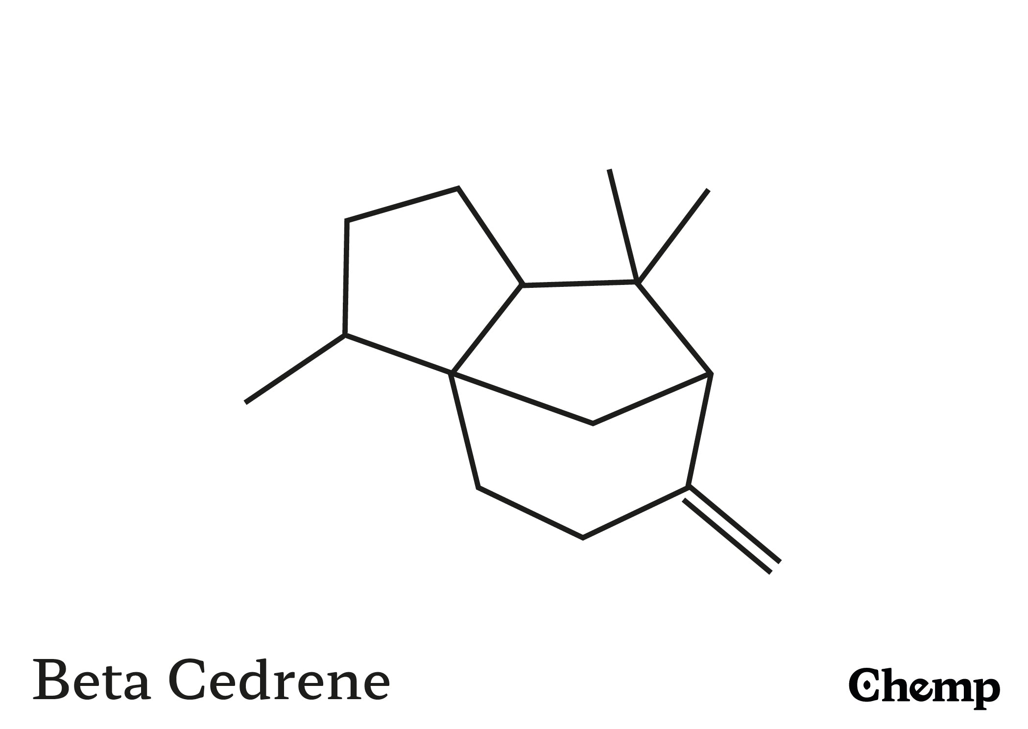 Beta Cedrene Struktur