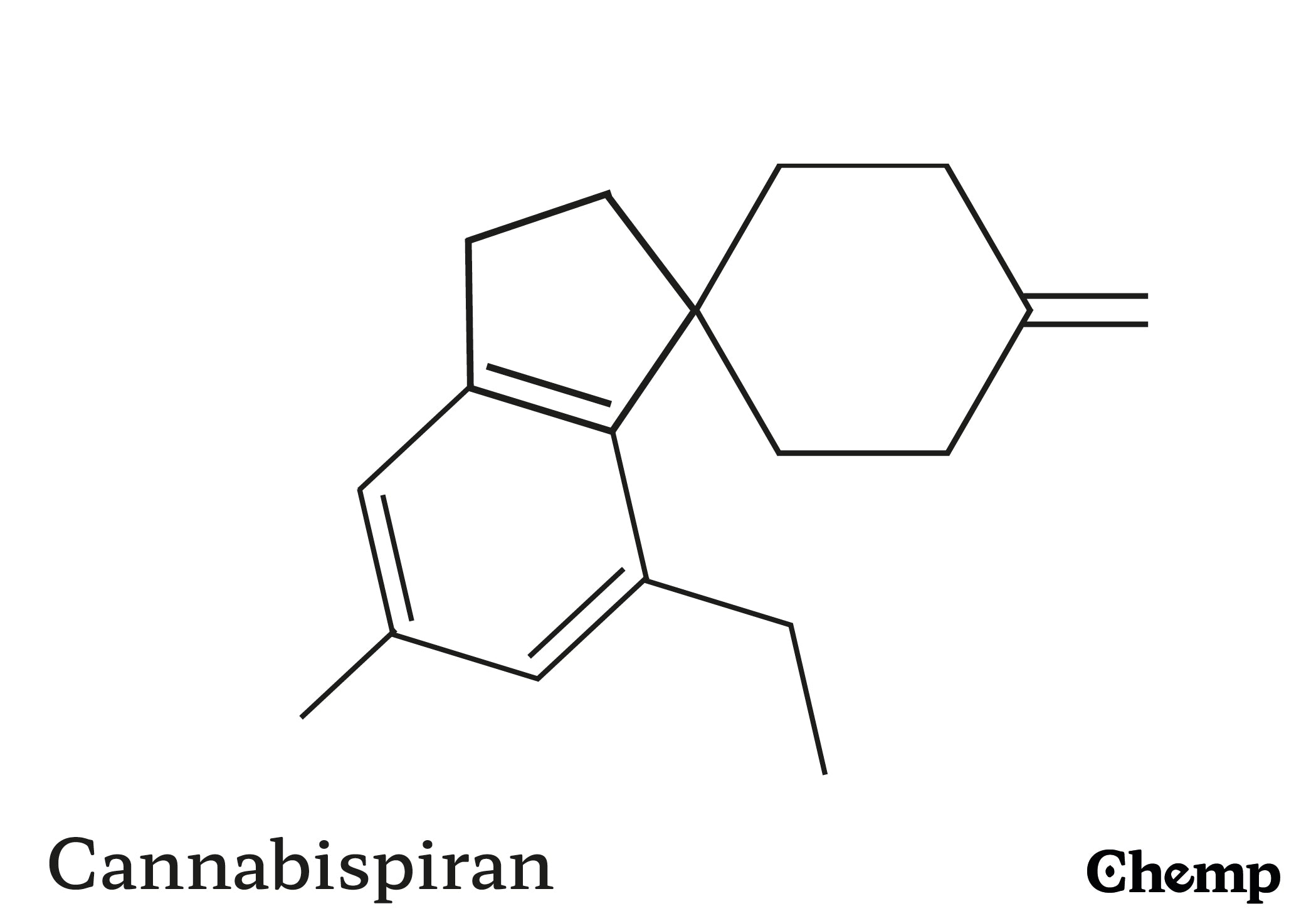 Cannabispiran Struktur