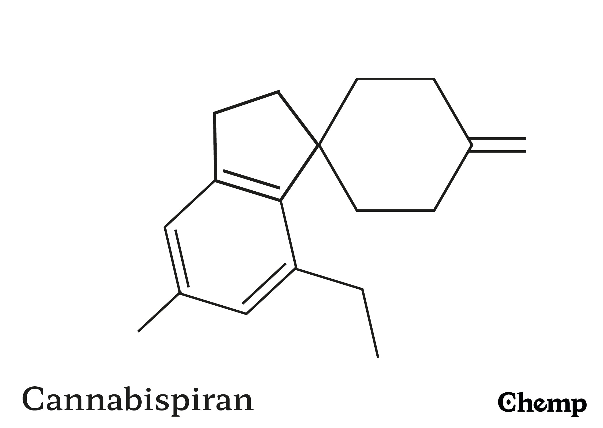 Cannabispiran Struktur