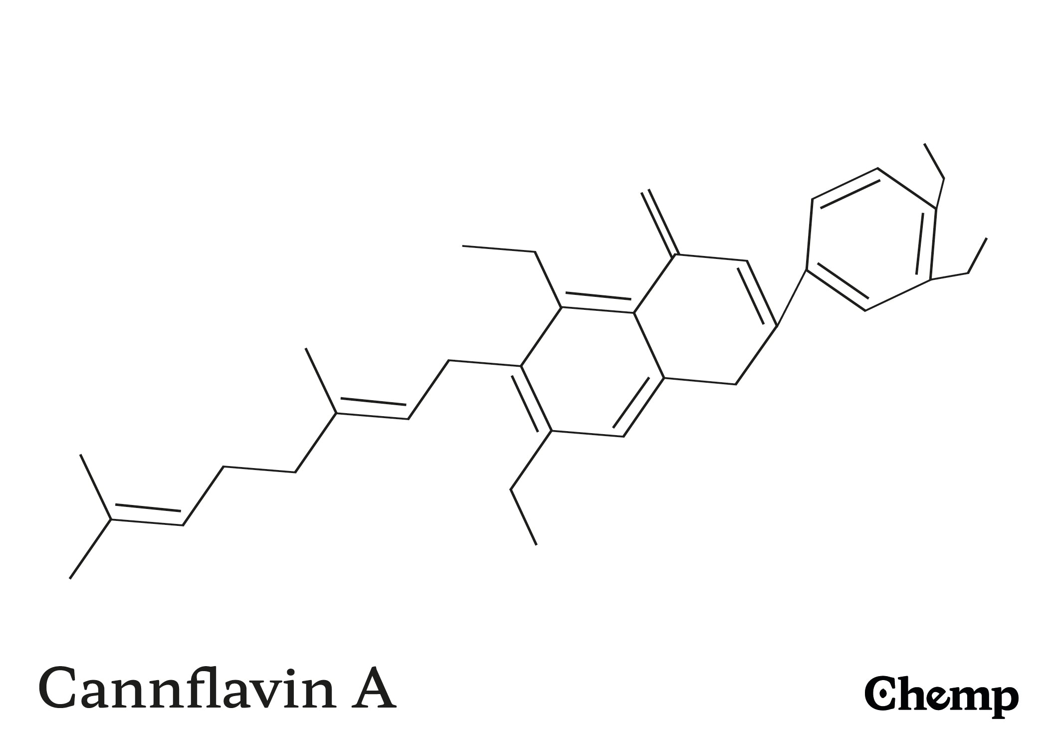 Cannflavin A Struktur