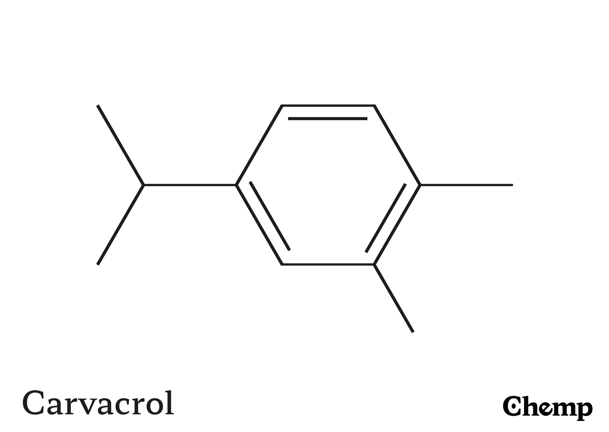 Carvacrol Struktur