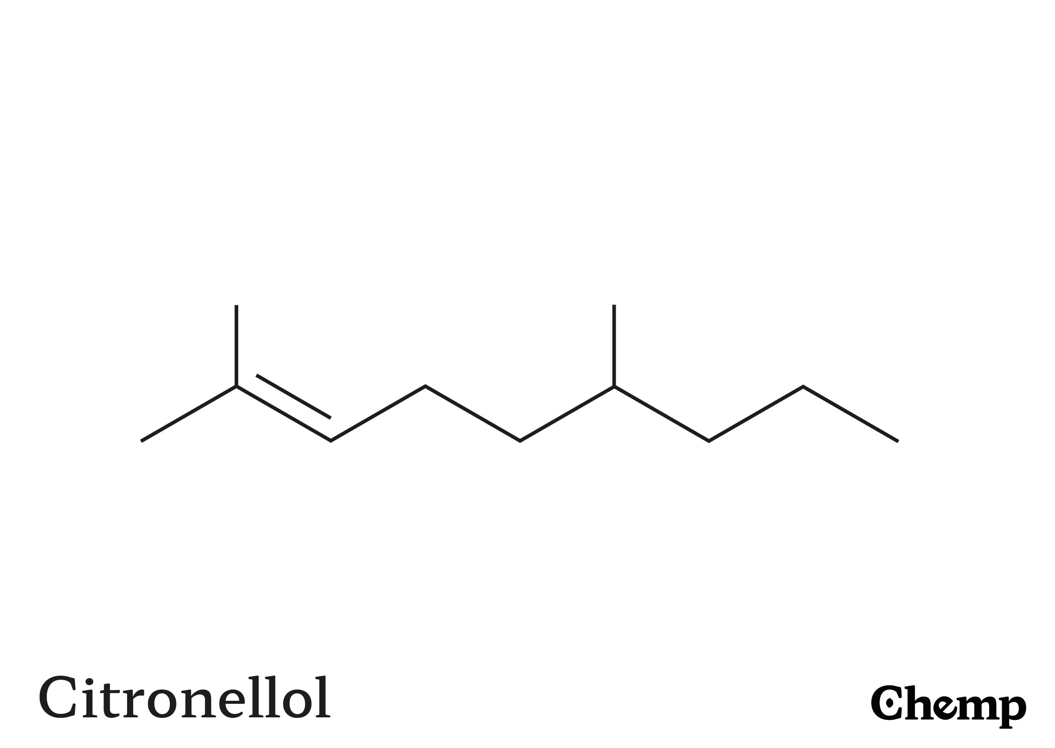 Citronellol Struktur