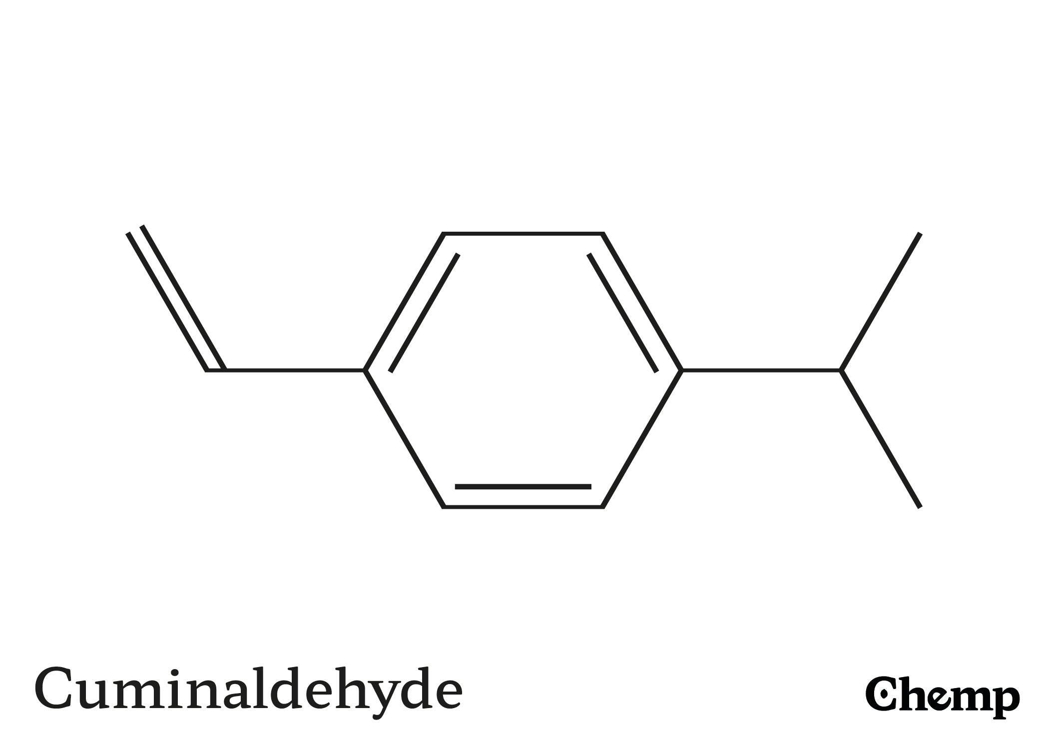 Cuminaldehyde Struktur