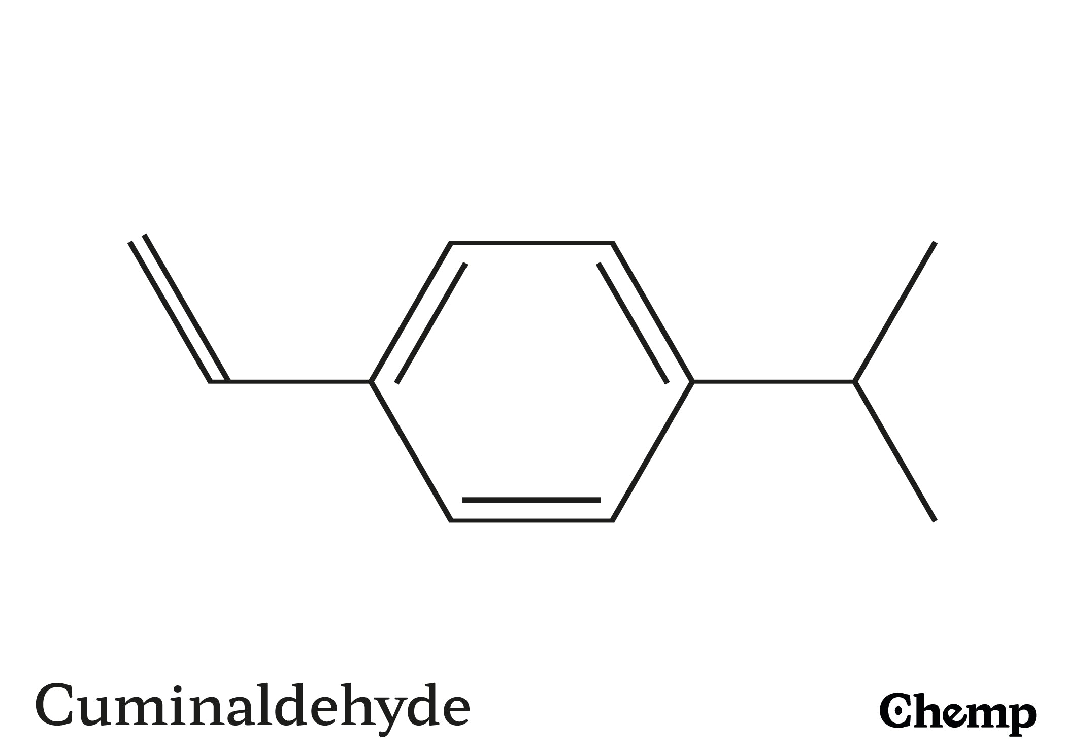 Cuminaldehyde Struktur