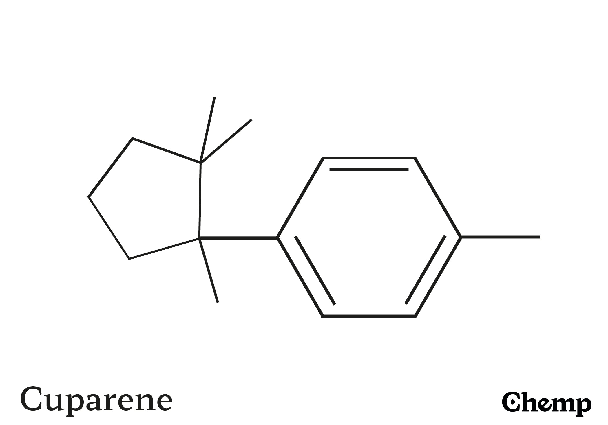 Cuparene Struktur