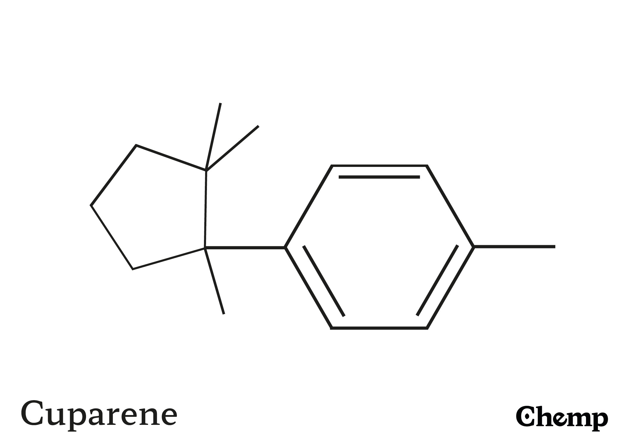 Cuparene Struktur