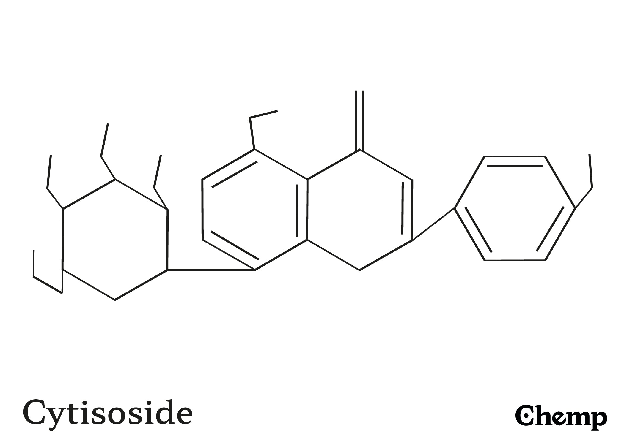 Cytisoside Struktur