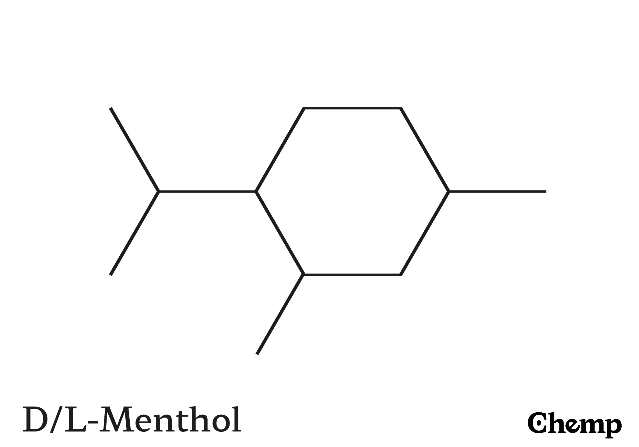 L-Menthol Struktur