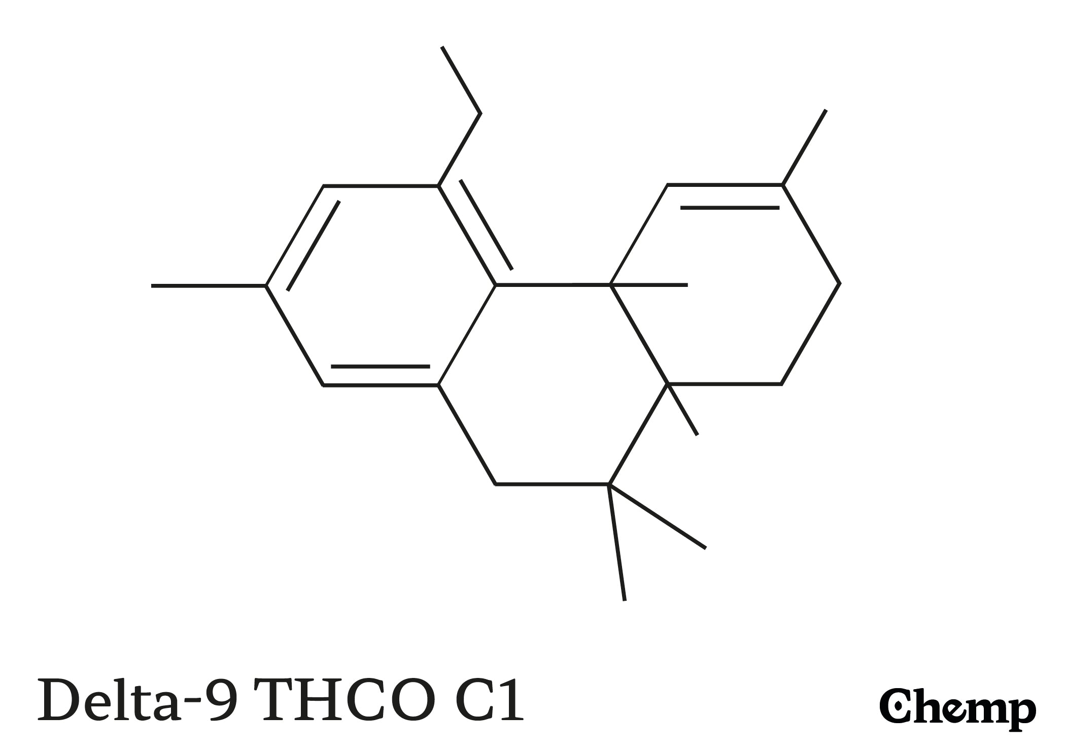 Delta-9 THCO C1 Struktur