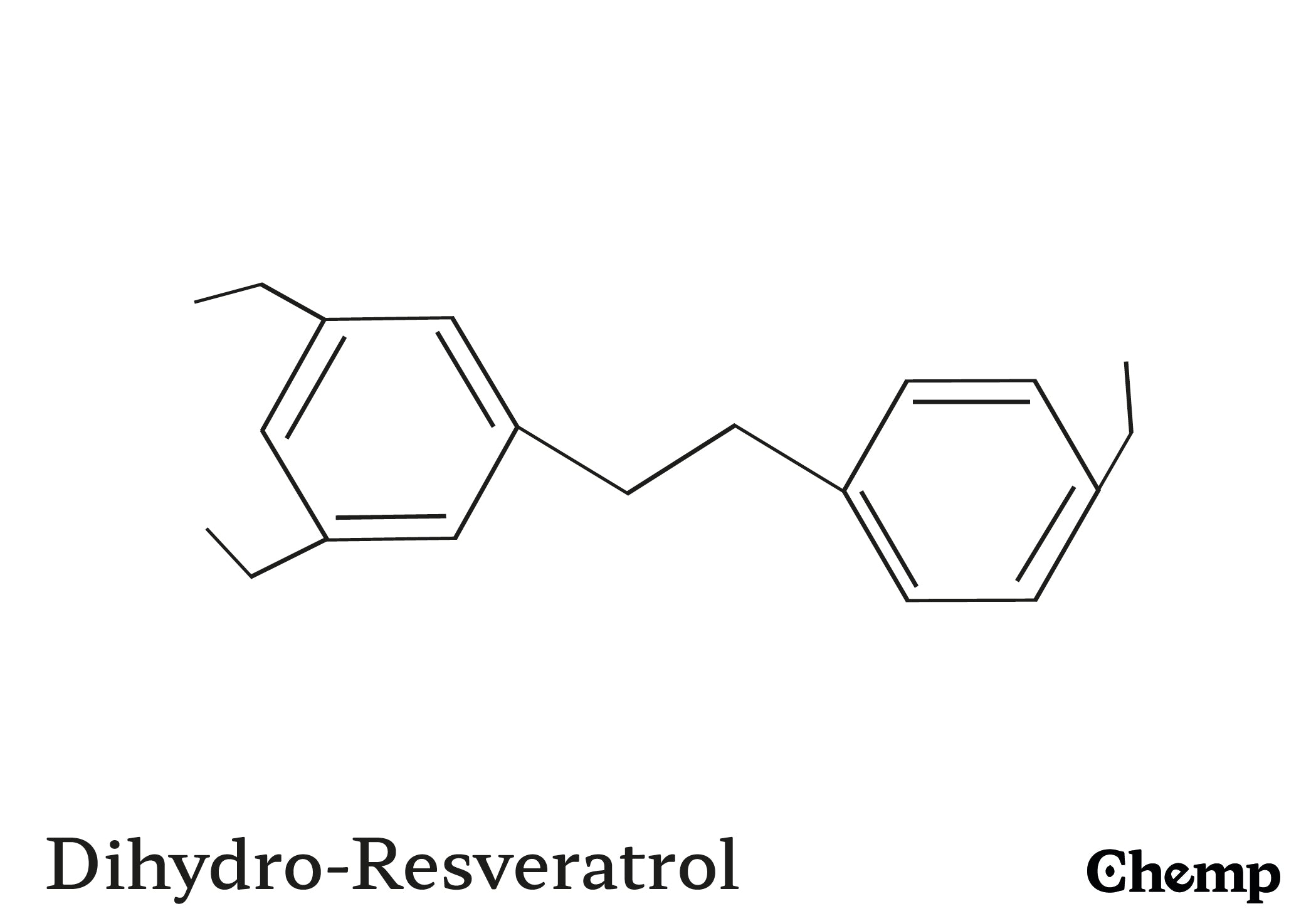 Dihydro-Resveratrol Struktur