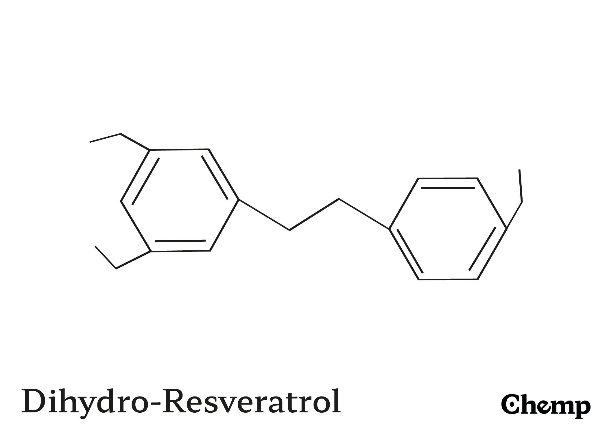 Dihydro-Resveratrol Struktur