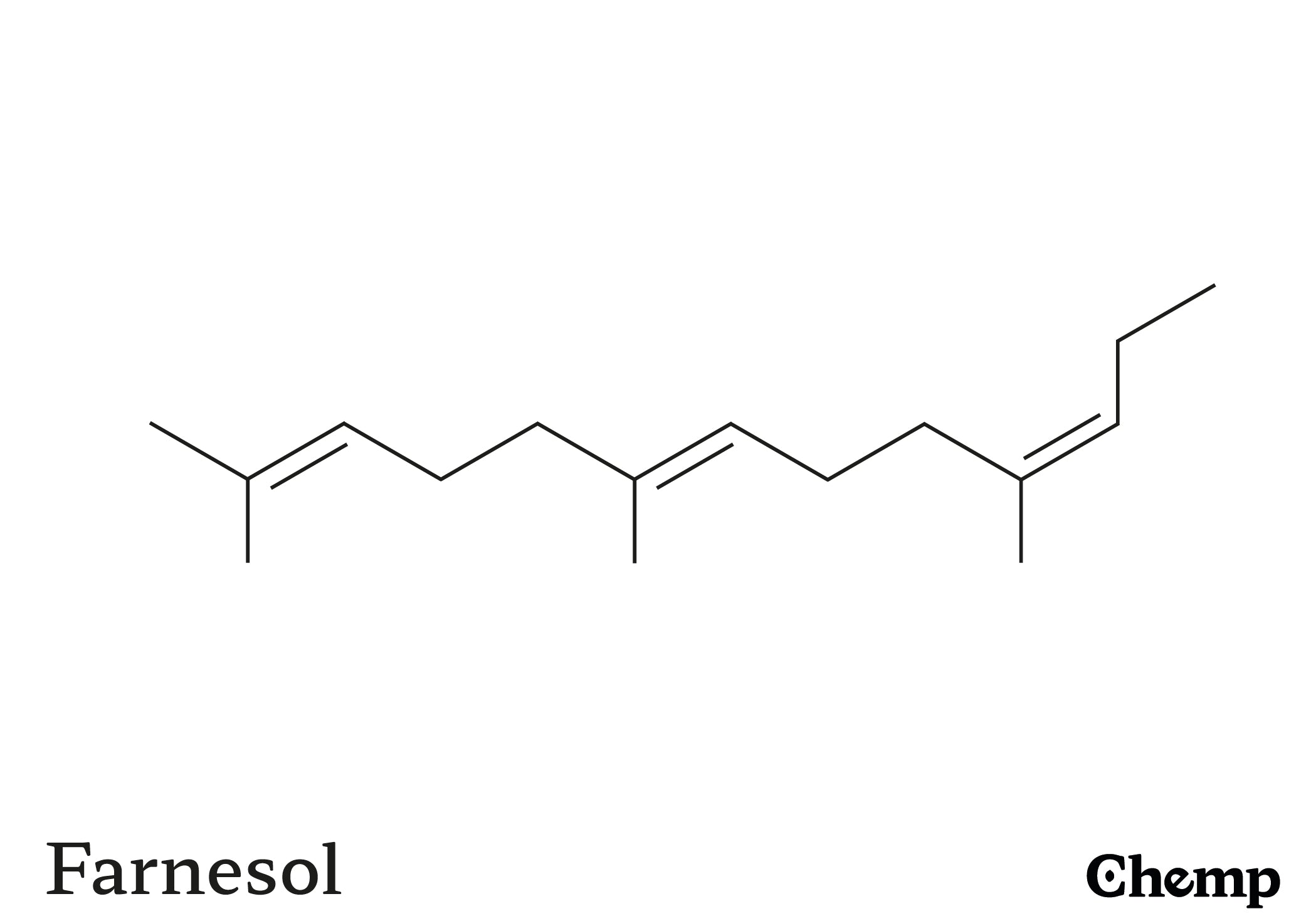 Farnesol Struktur