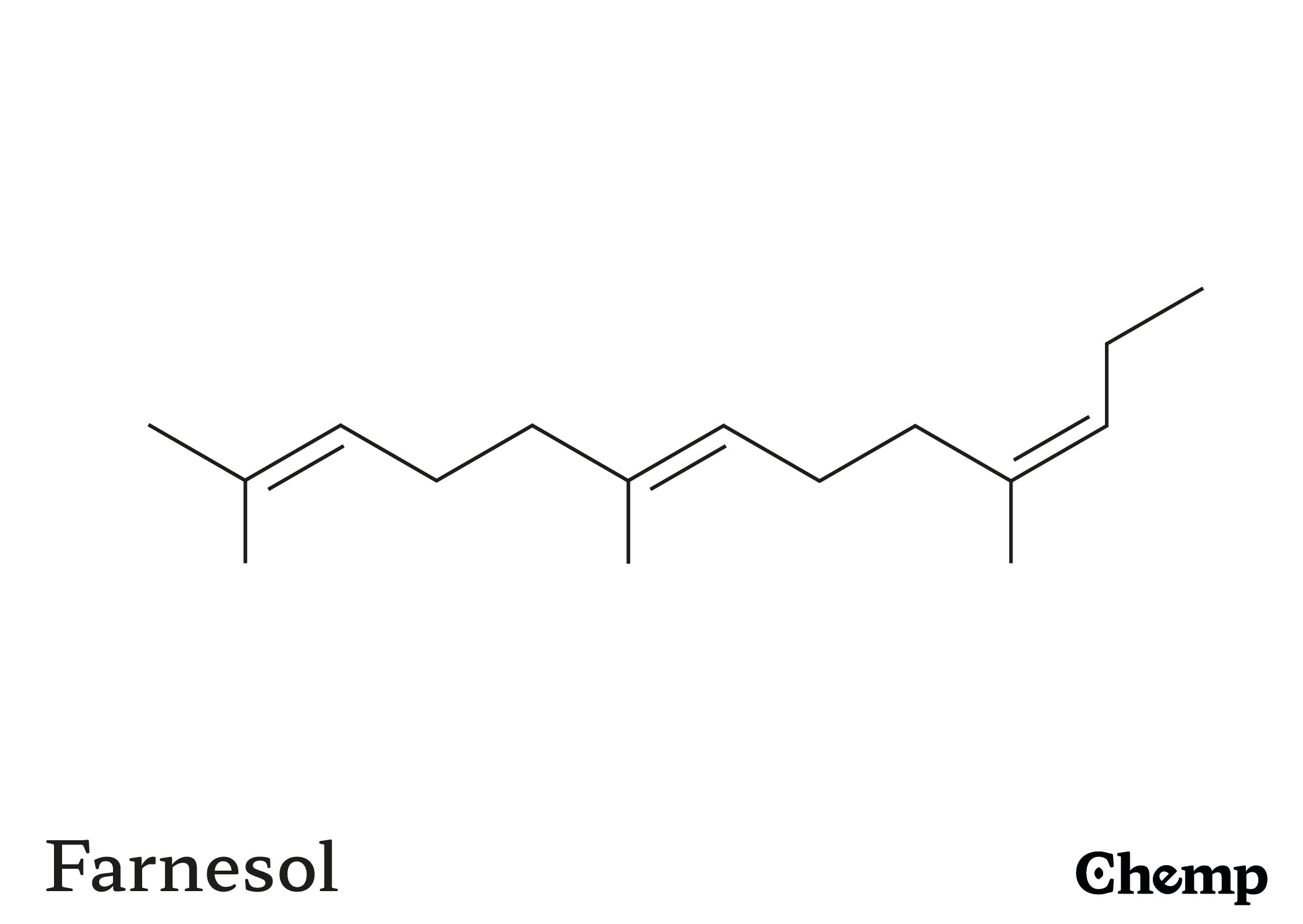 Farnesol Struktur