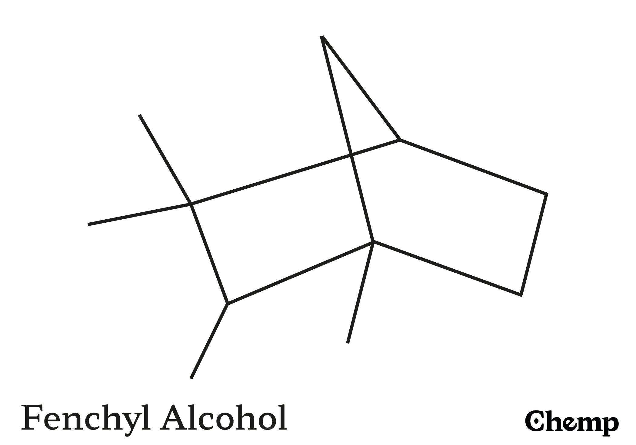 Fenchyl Alkohol Struktur