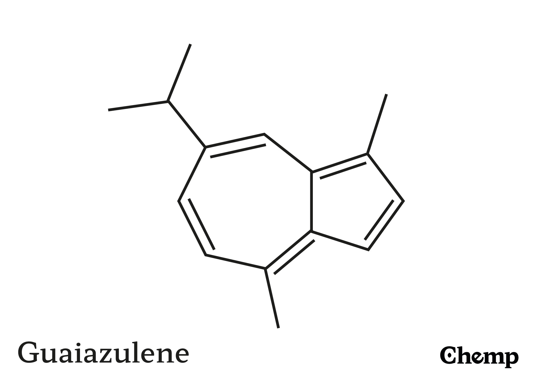 Guaiazulene Struktur