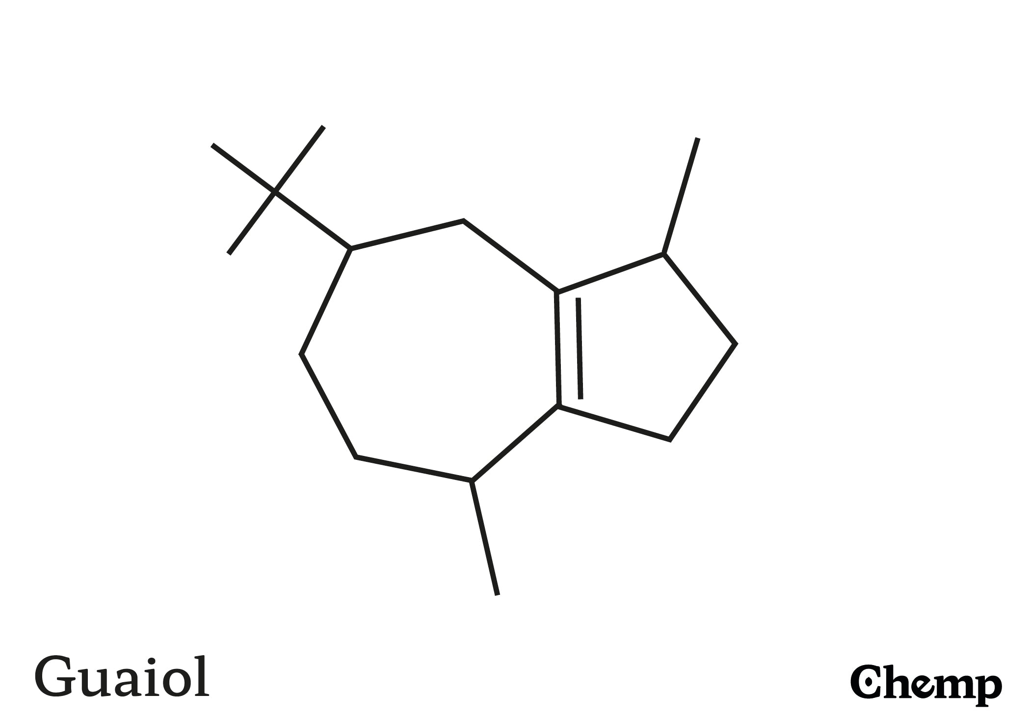 Guaiol Struktur