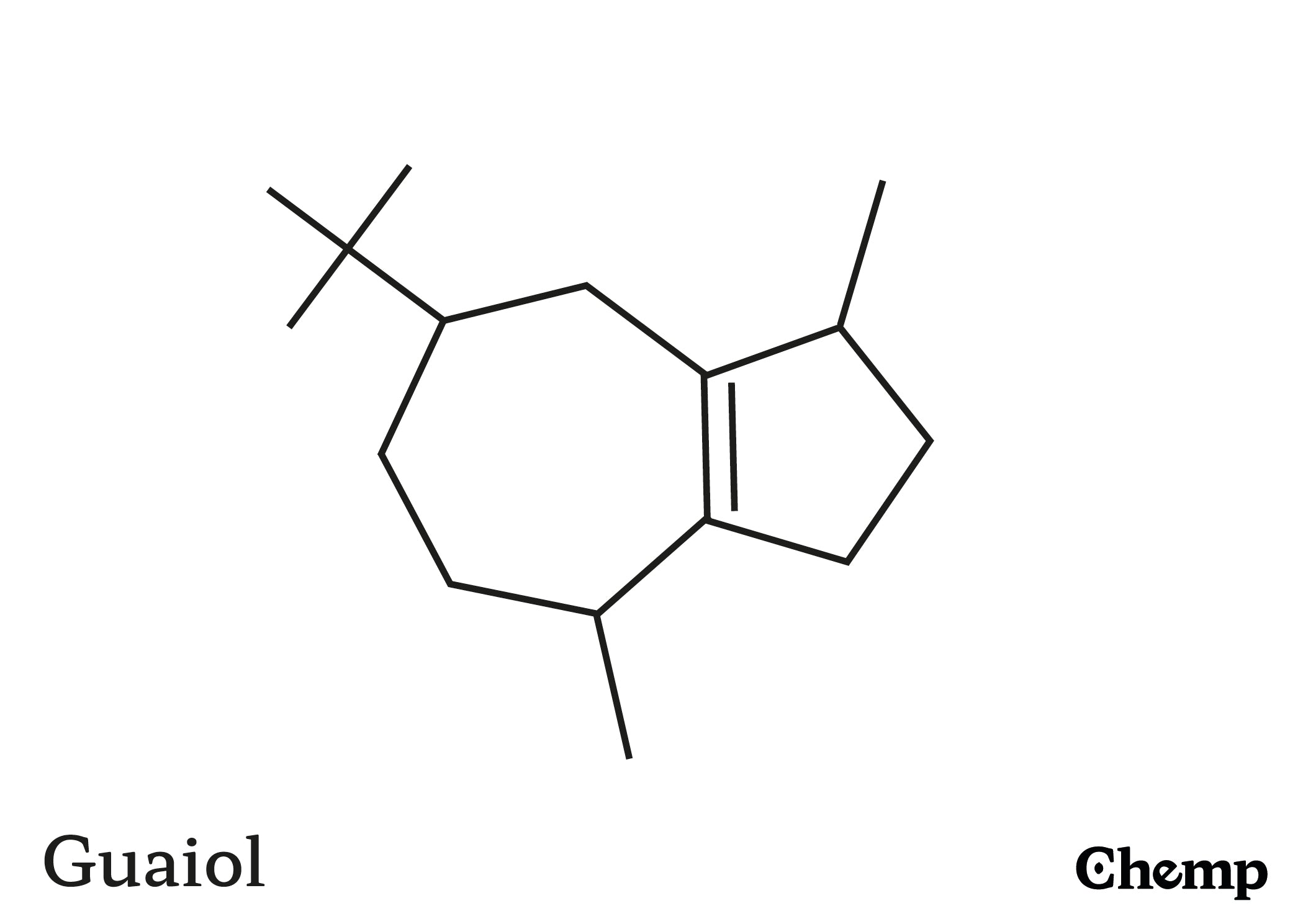 Guaiol Struktur