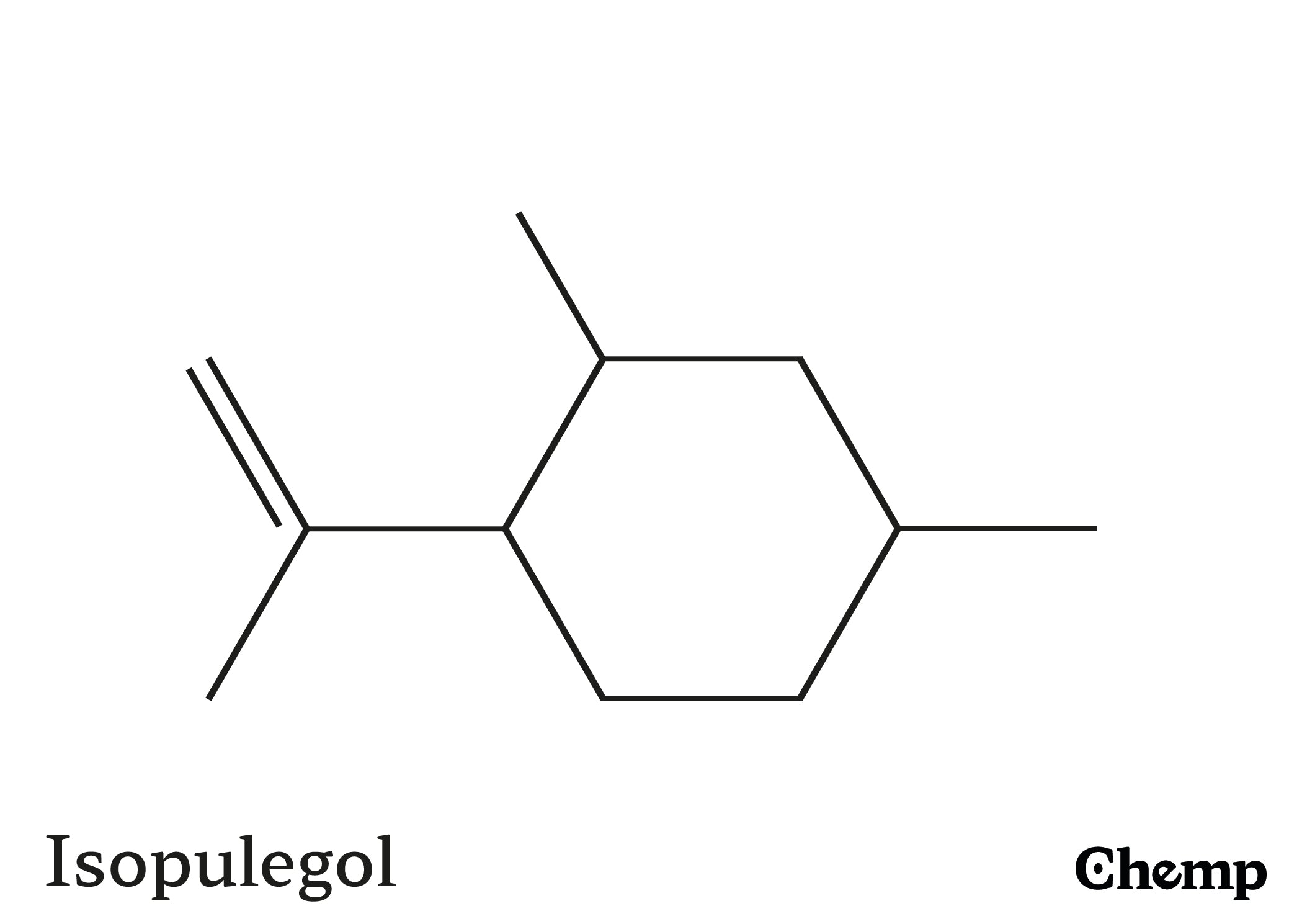 Isopulegol Struktur