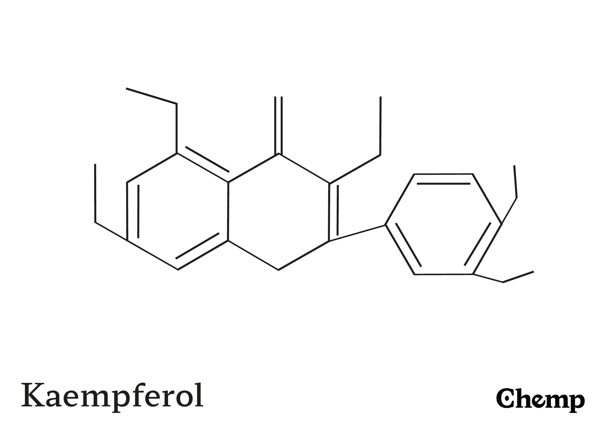 Kaempferol Struktur