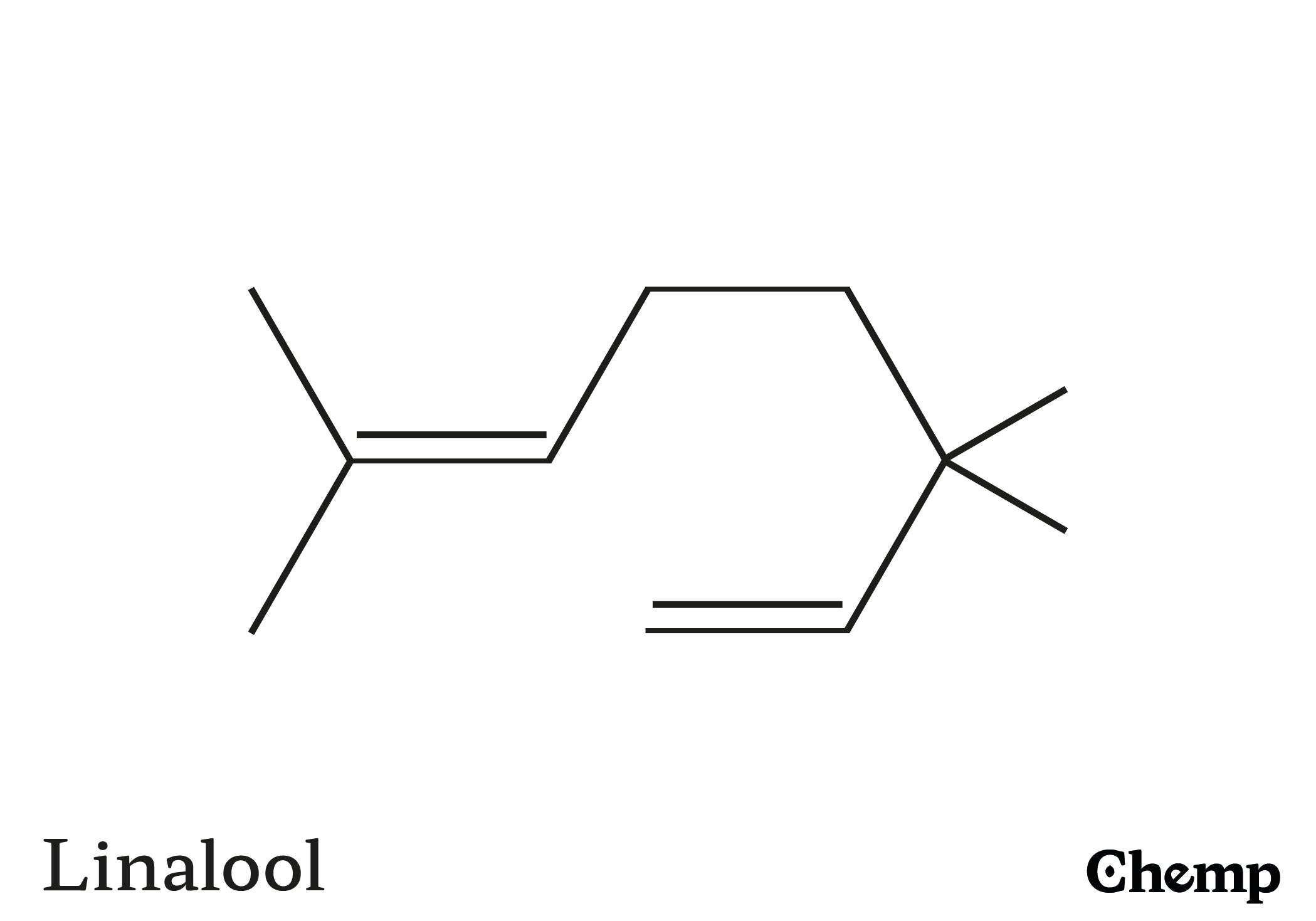 Linalool Struktur