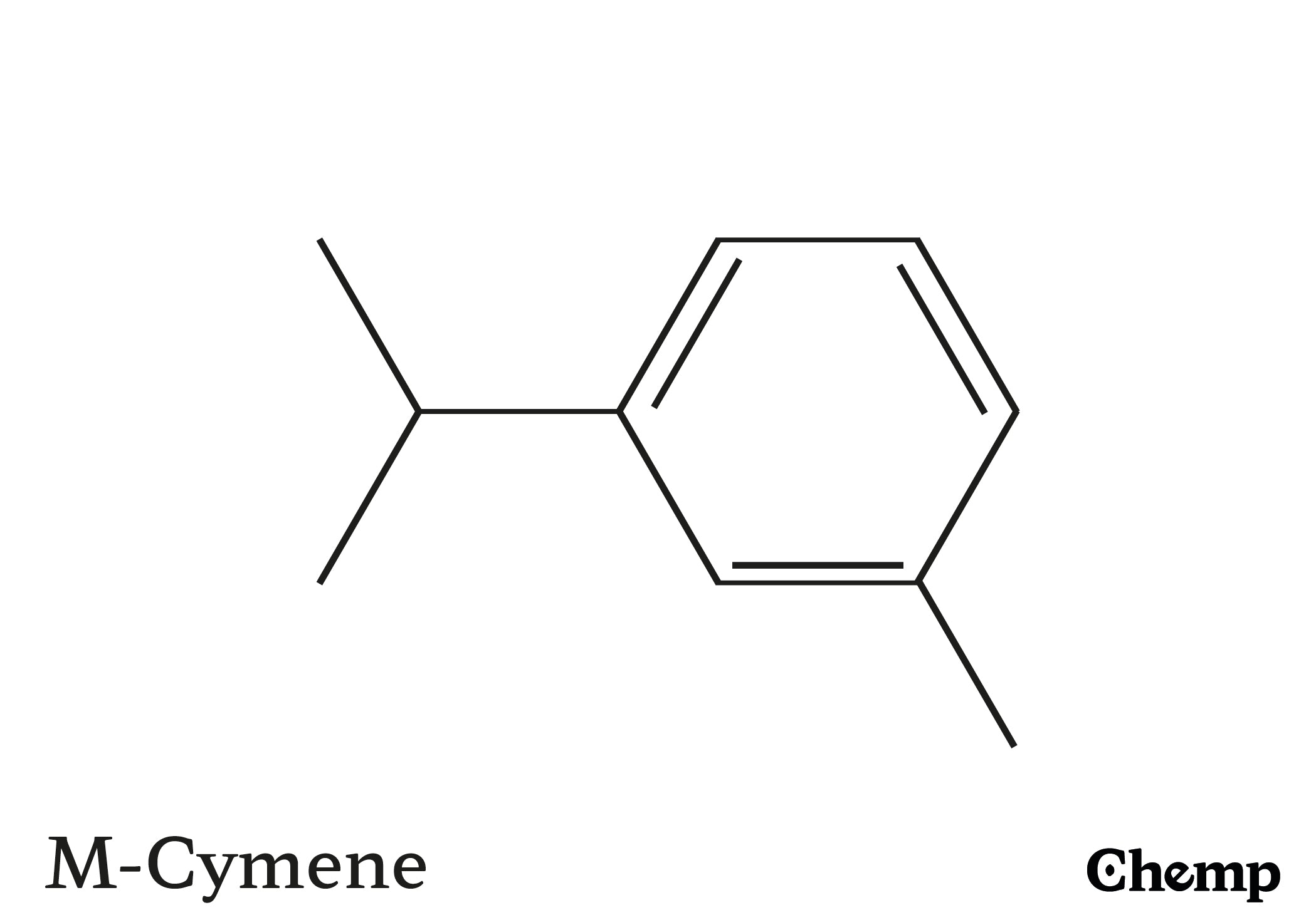 M-Cymene Struktur