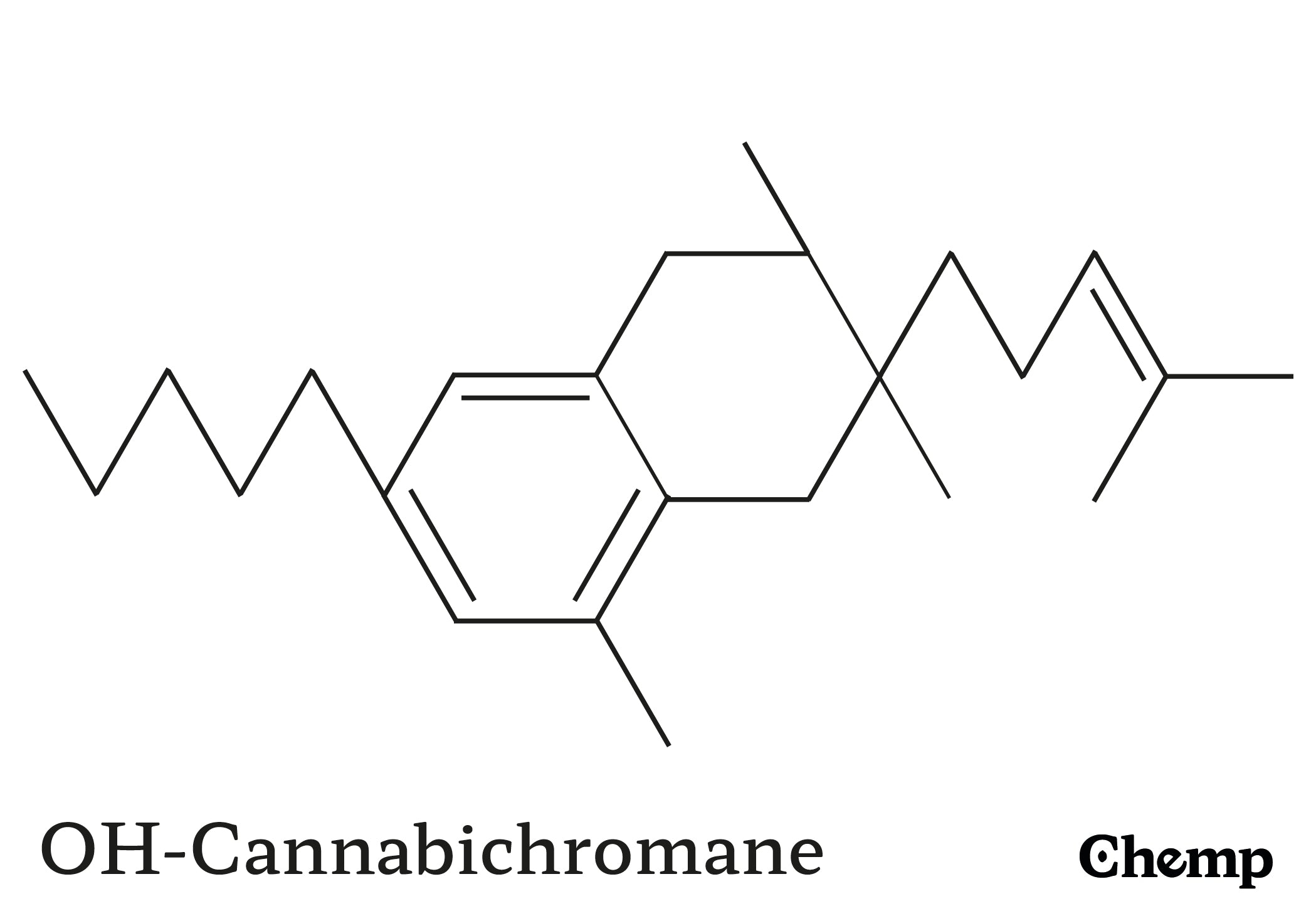 OH-Cannabichromane Struktur