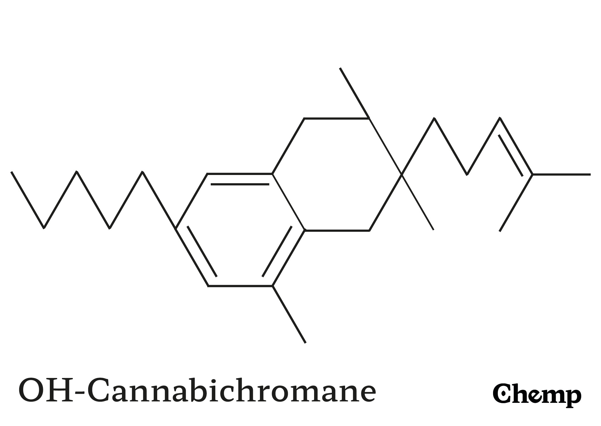 OH-Cannabichromane Struktur