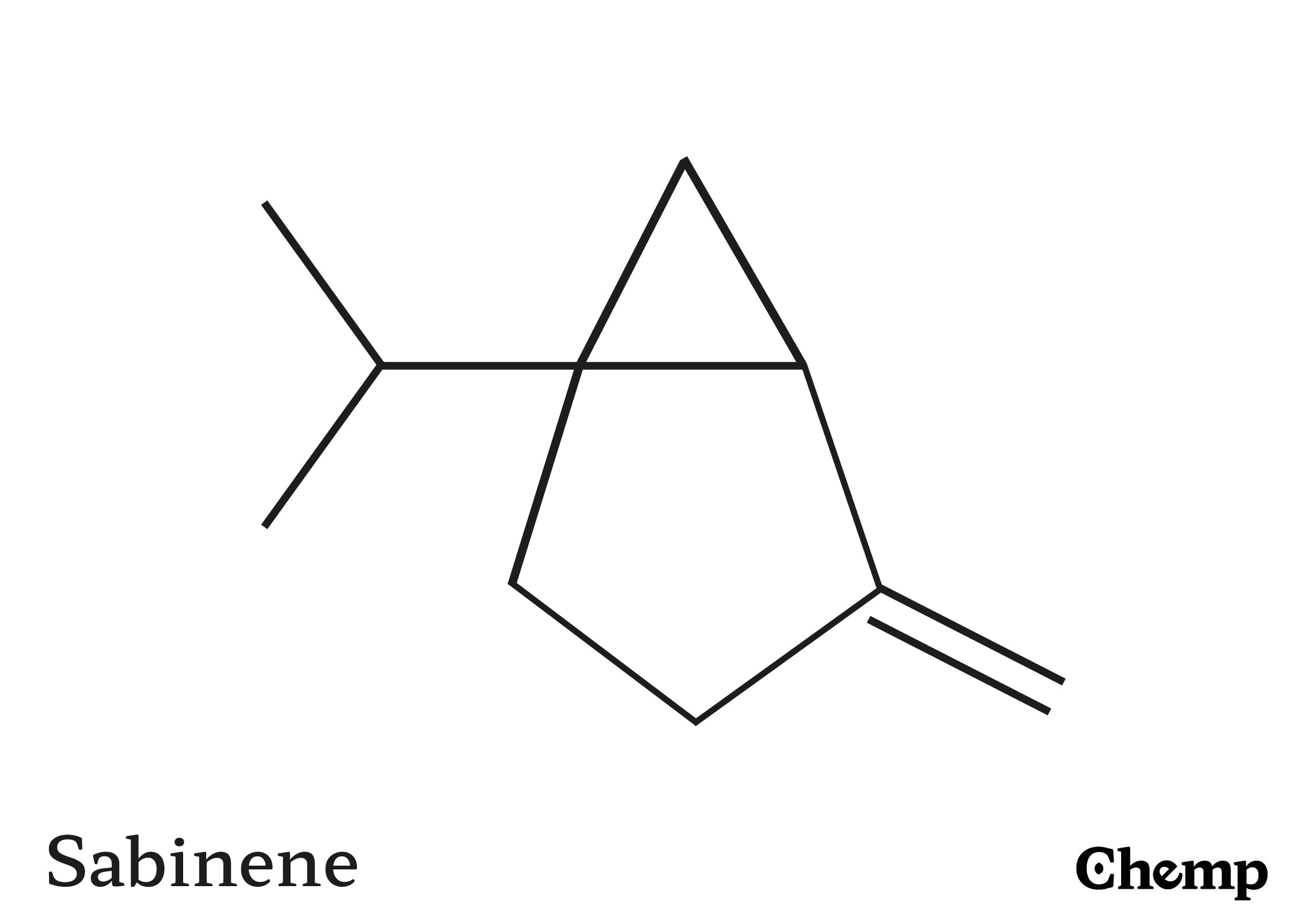 Sabinene Struktur