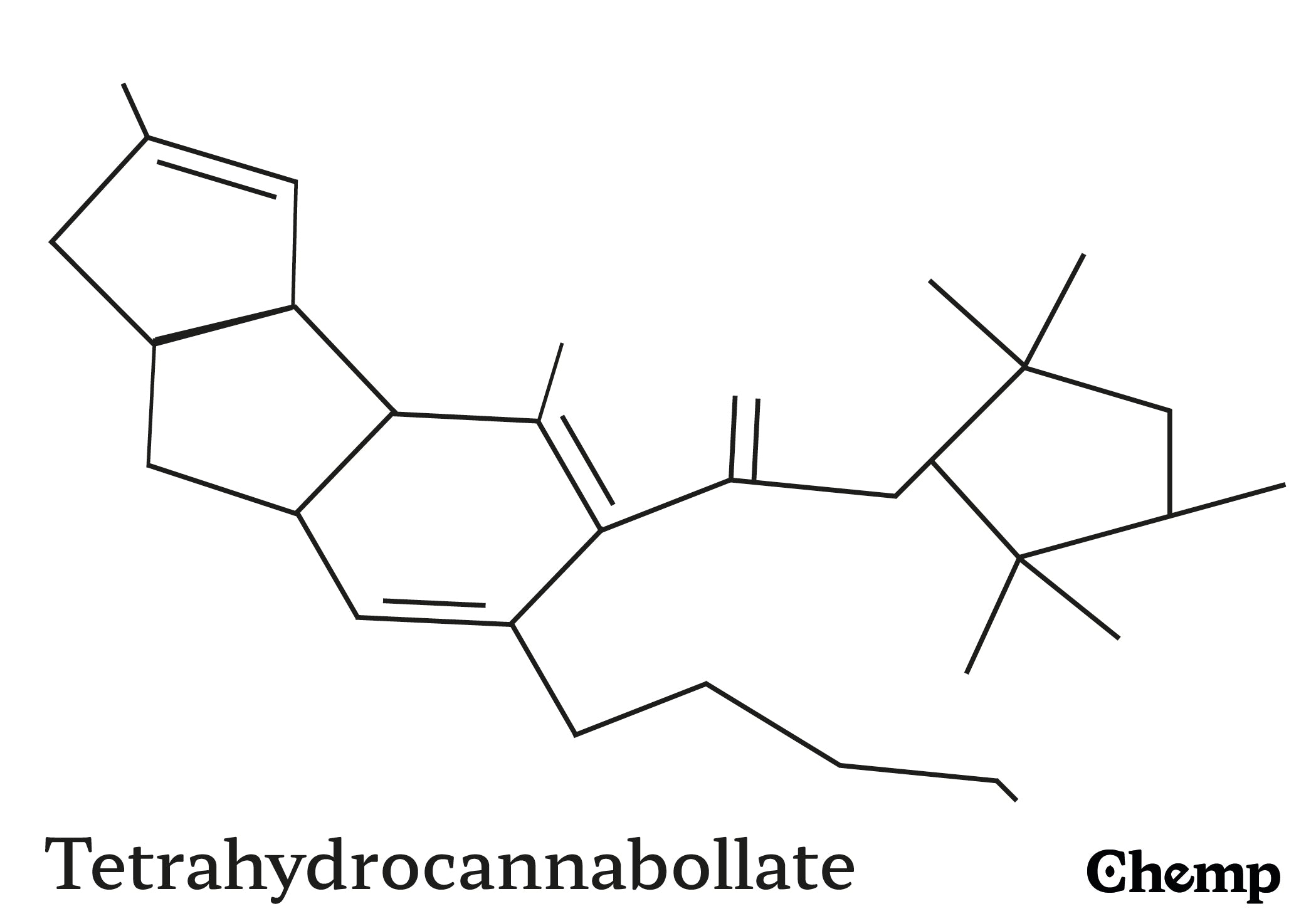 Tetrahydrocannabollate Struktur