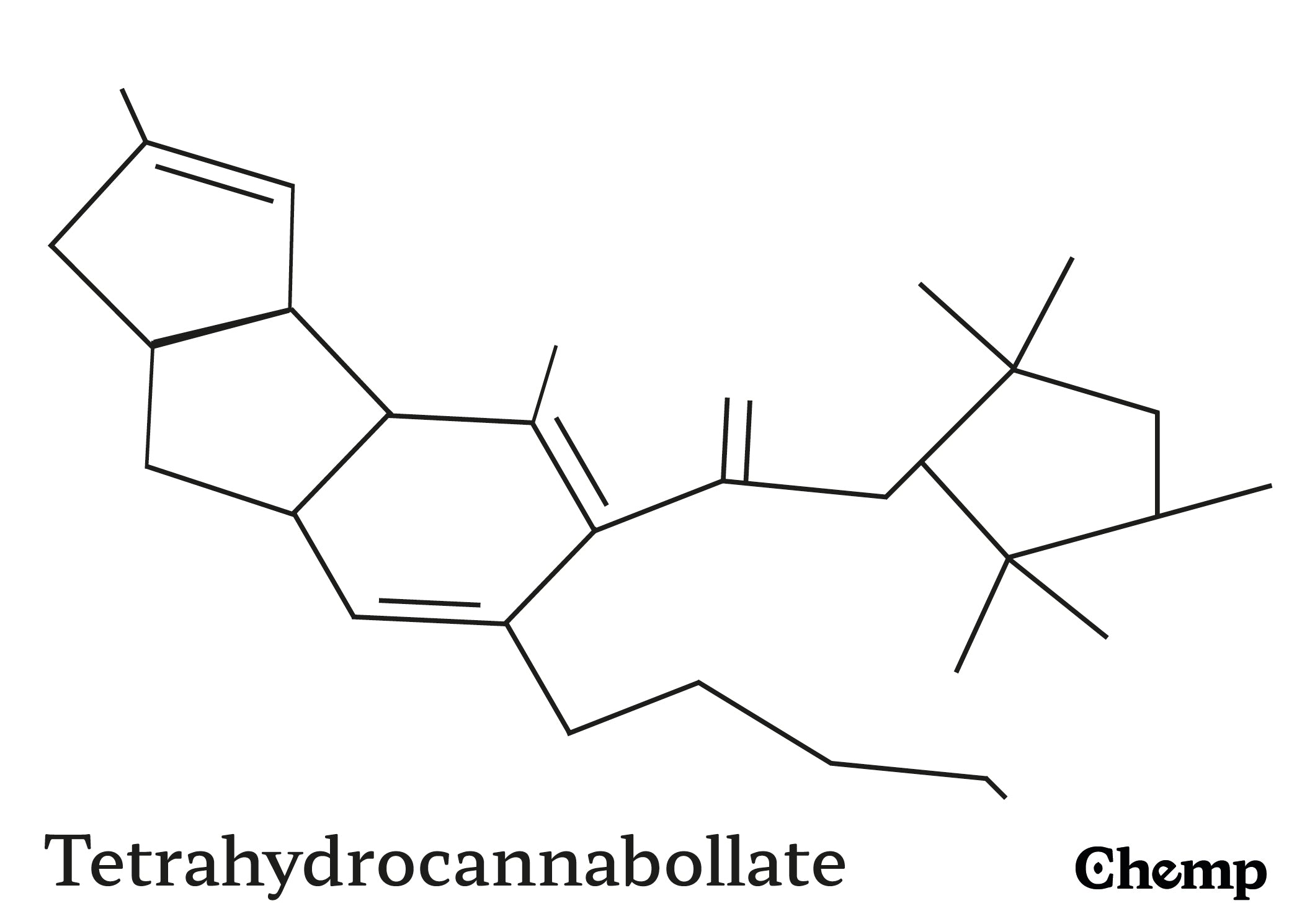 Tetrahydrocannabollate Struktur