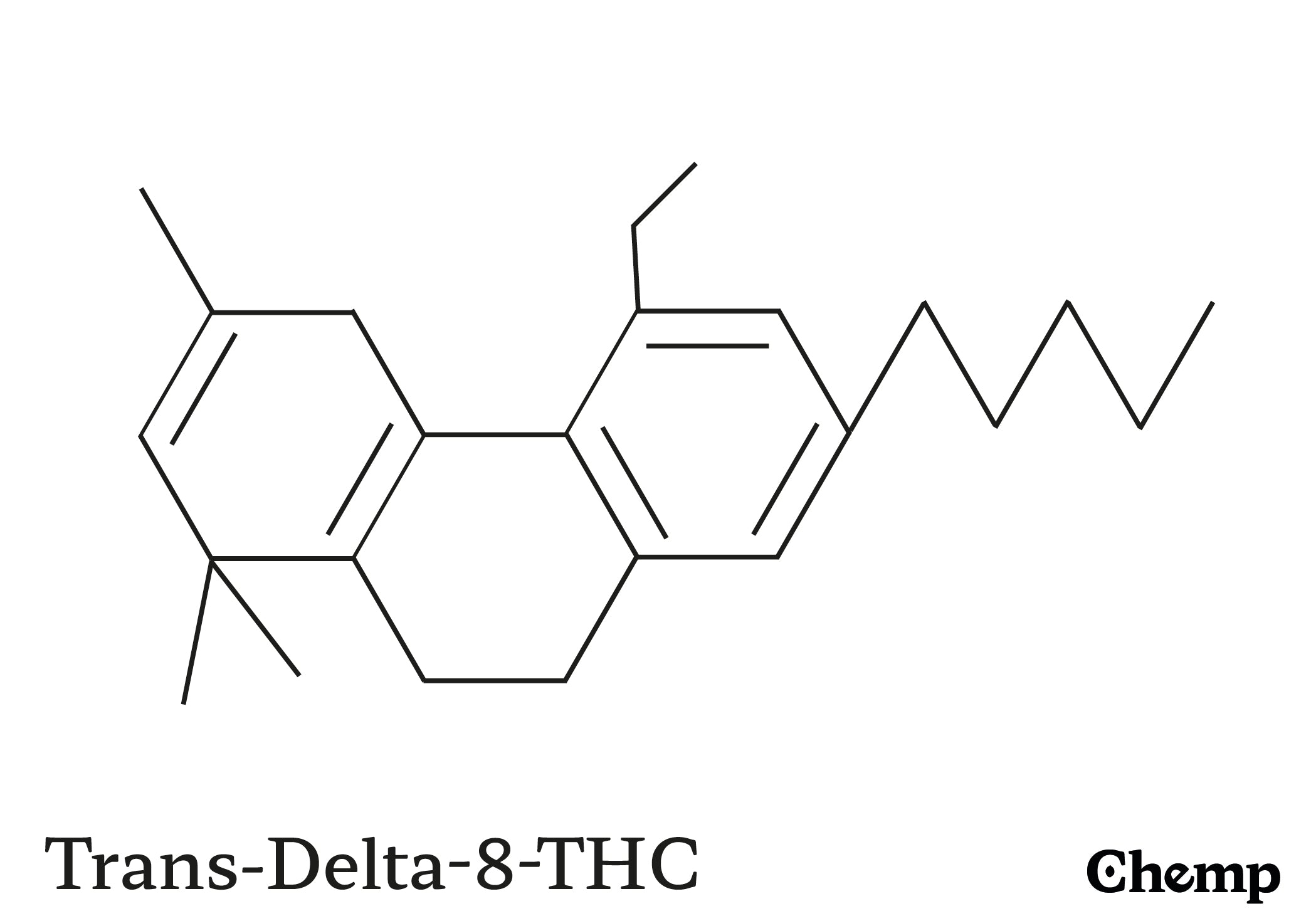 Trans-Delta-8-THC Struktur