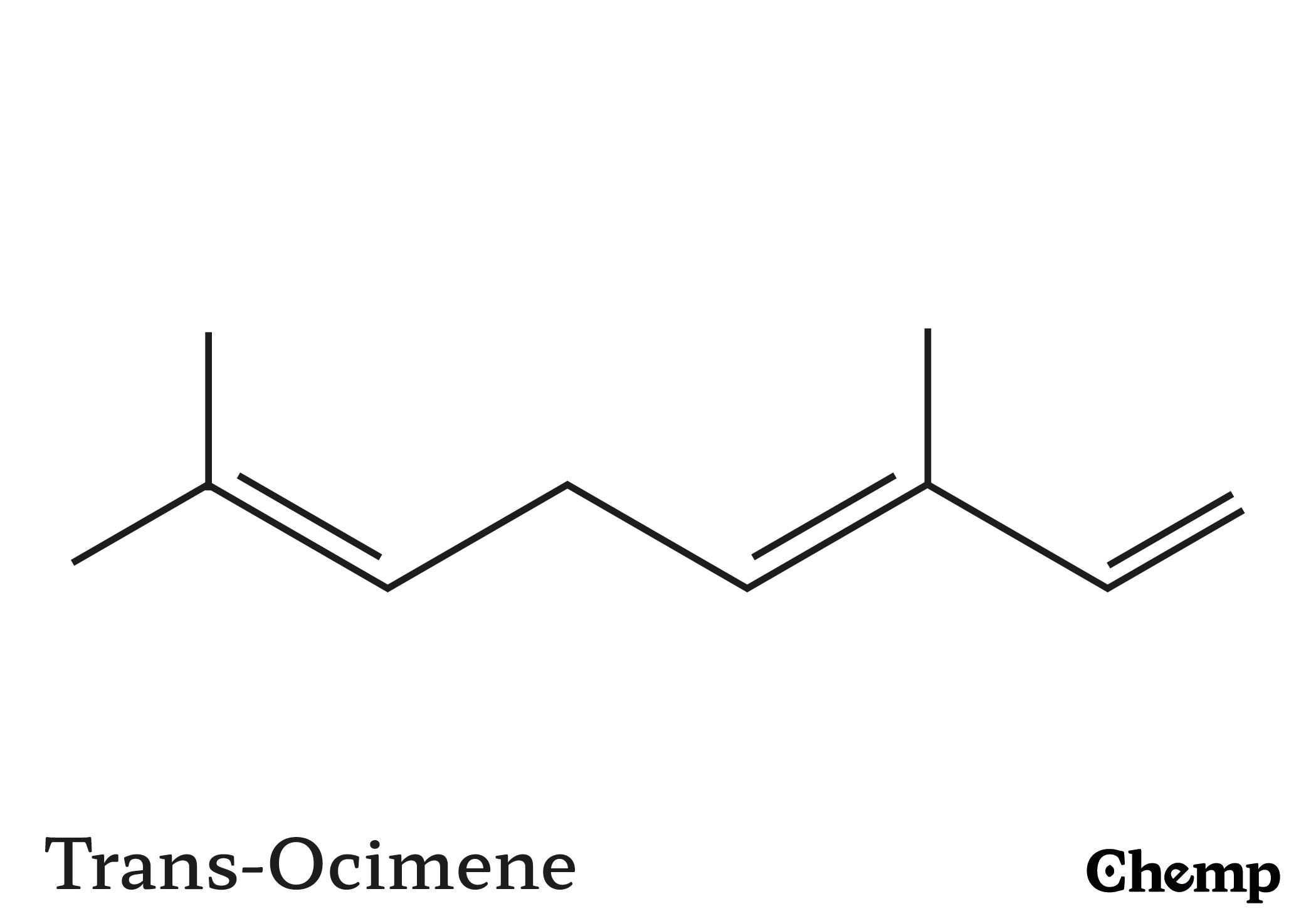 Trans- Ocimene Struktur