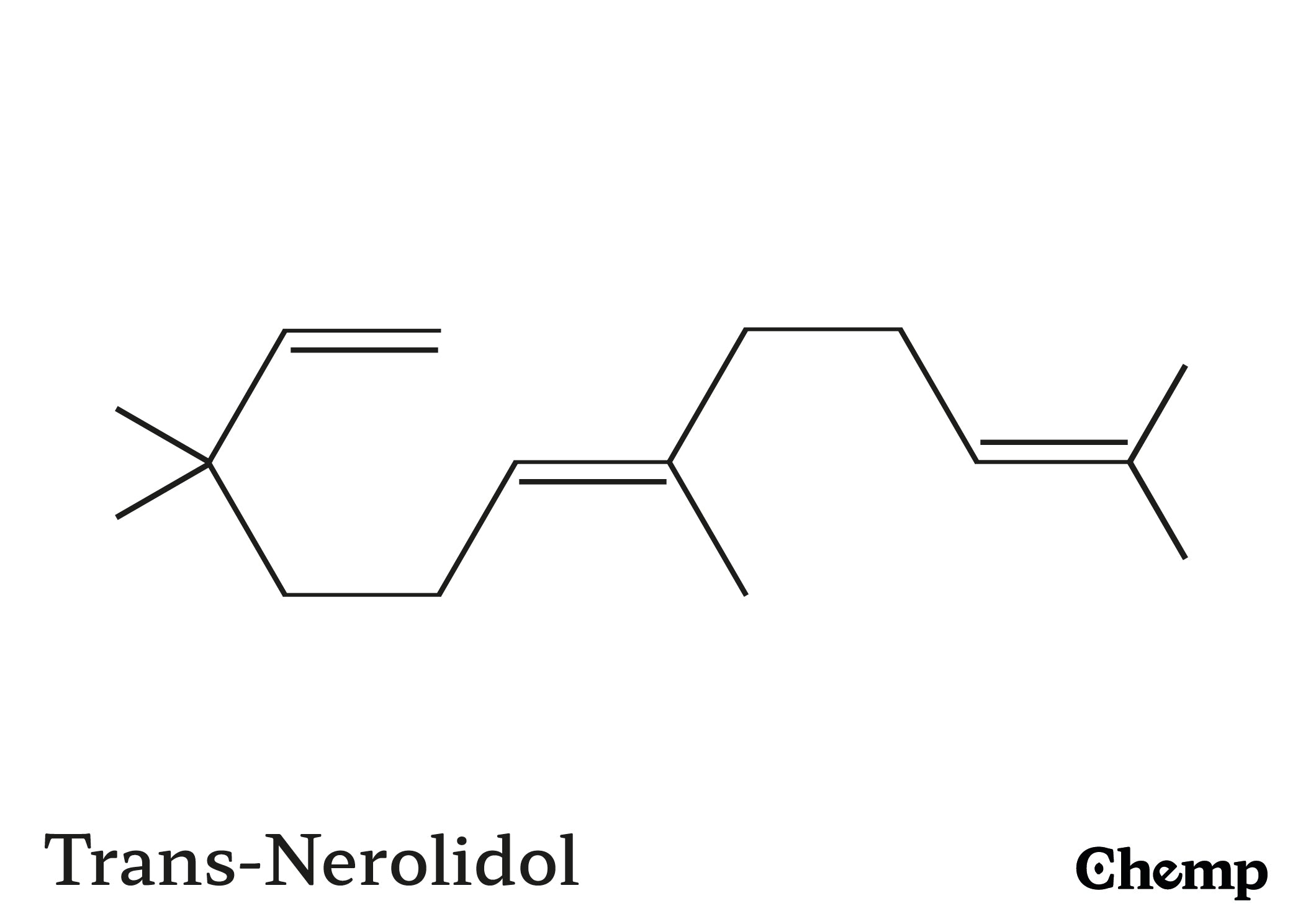 Trans-Nerolidol Struktur